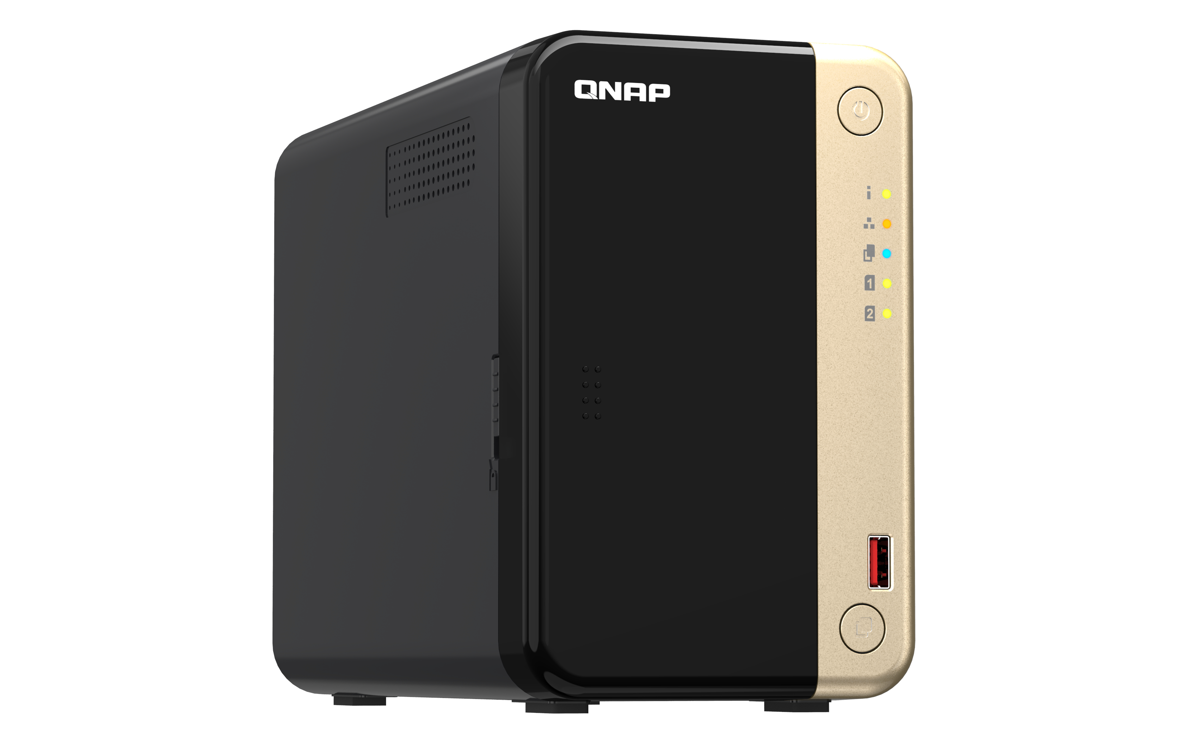 QNAP TS-264, NAS, Tower, Intel® Celeron®, N5095, 8 GB, 8 TB