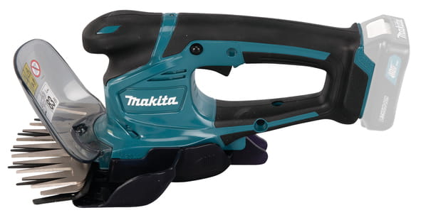 Makita UM600DZX, Schwarz, Blau, 75 dB, 2,5 m/s², 1,5 m/s², 12 V, 90 min