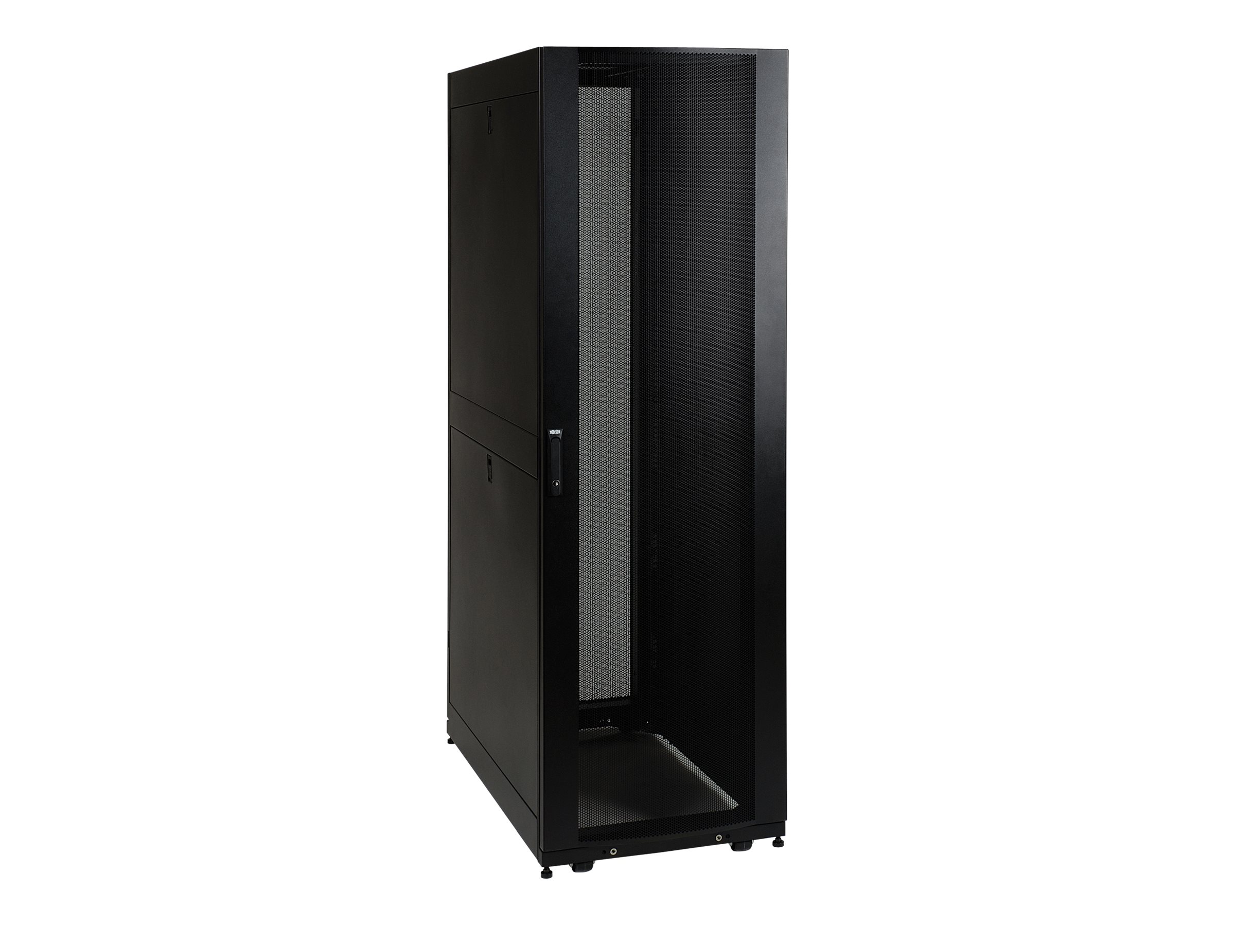Tripp Eaton Tripp Lite Series 42U Rack Enclosure Server Cabinet Knock-Down w/ Doors & Sides - Schrank Netzwerkschrank - Schwarz - 42HE - 48.3 cm (19")