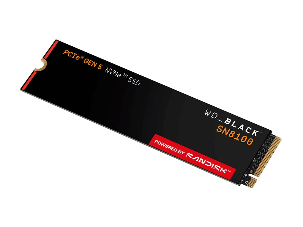 WD Black SN8100 - SSD - 8 TB - intern - M.2 2280 - PCI Express 5.0 x4 (NVMe)