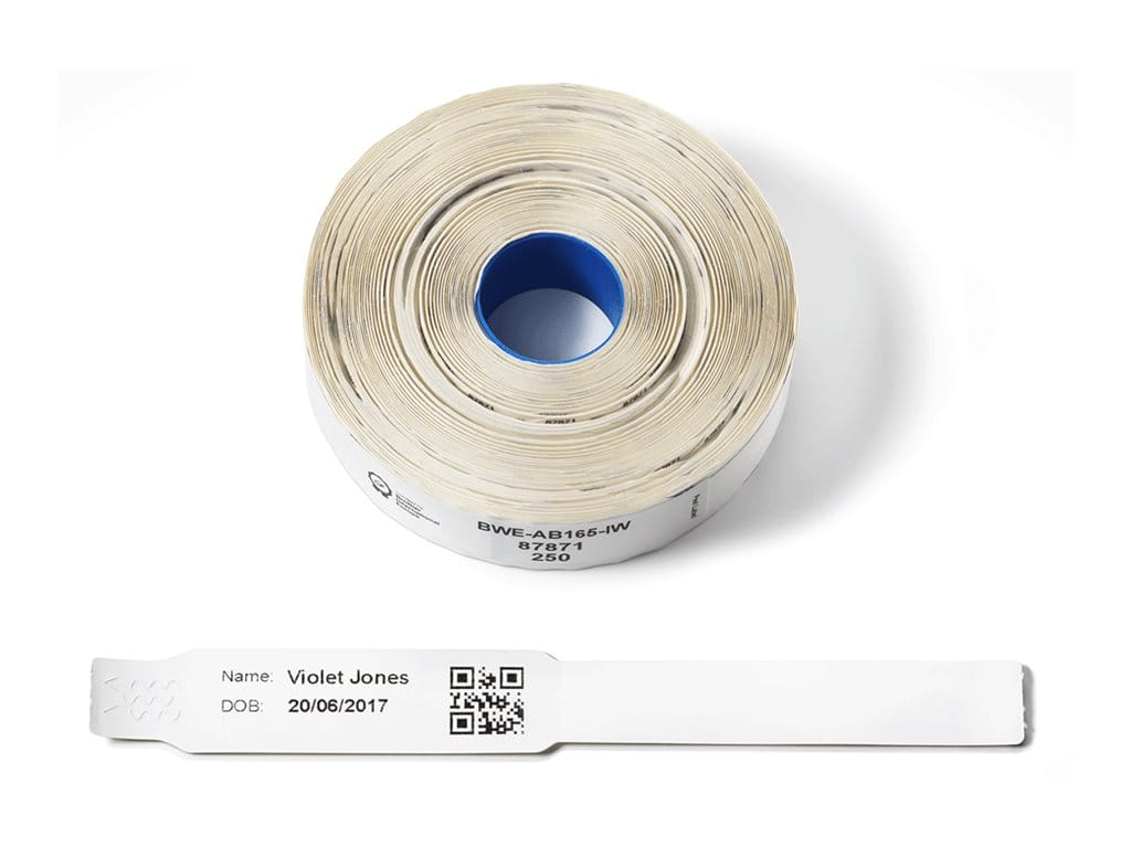 Brother Selbstklebend - weiß - 20 x 165 mm 250 Stck. (4 Rolle(n)