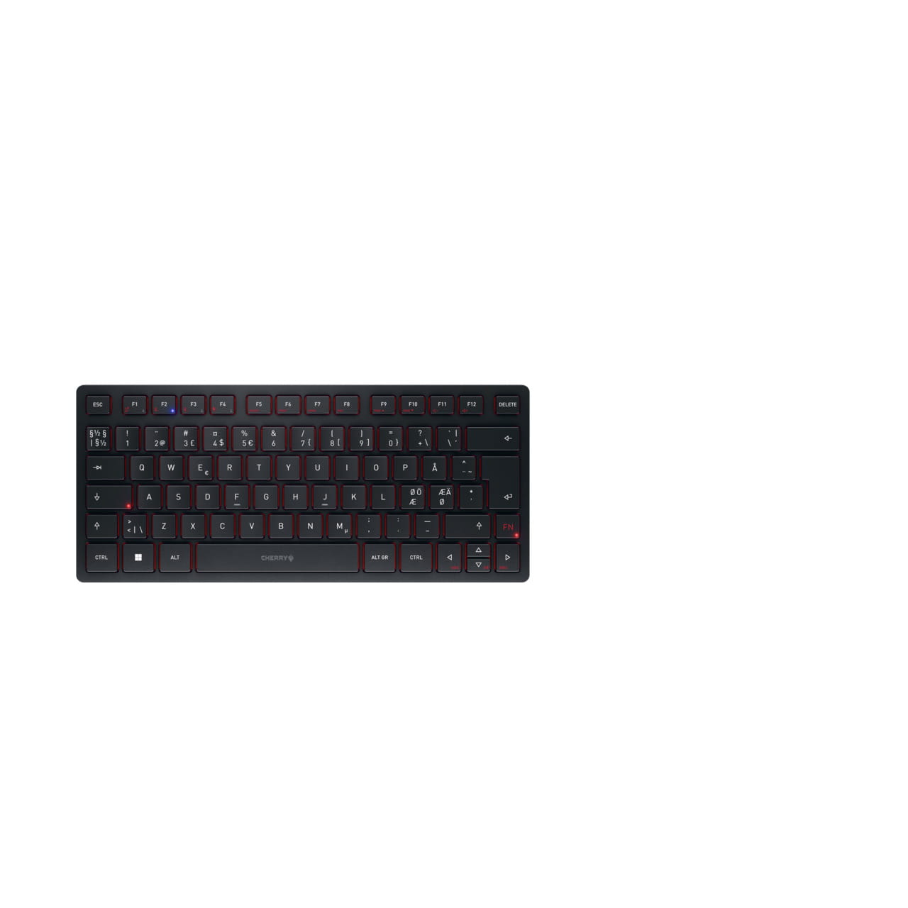 Cherry KW 9200 MINI - Tastatur - kabellos - 2.4