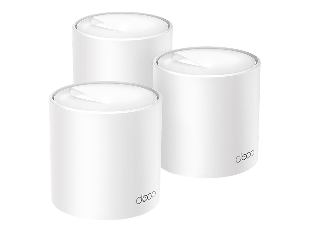 TP-LINK AX3000 Whole Home Mesh WiFi 6 System, 3er Pack, Weiß, Intern, CE: 