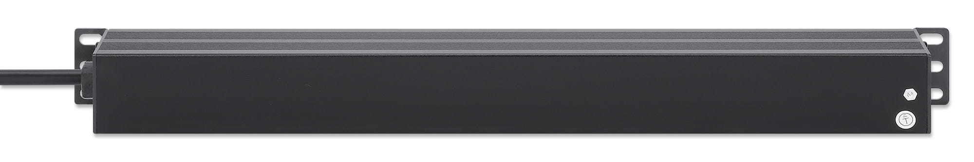 Intellinet 715140, 1U, Einphasig, Aluminium, Schwarz, 7 AC-Ausgänge, Typ F