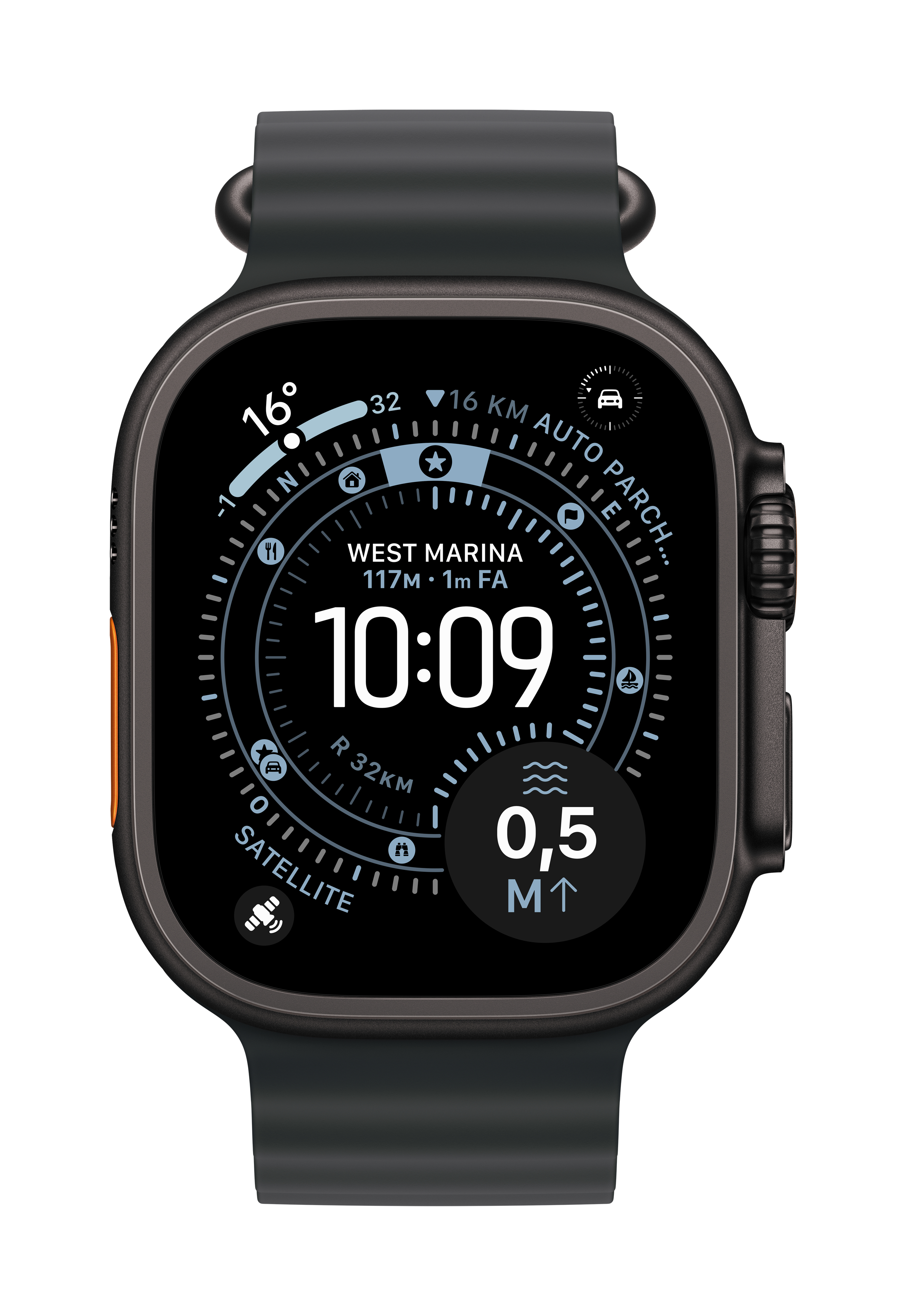 Apple Armband für Smartwatch - 49 mm, schwarze