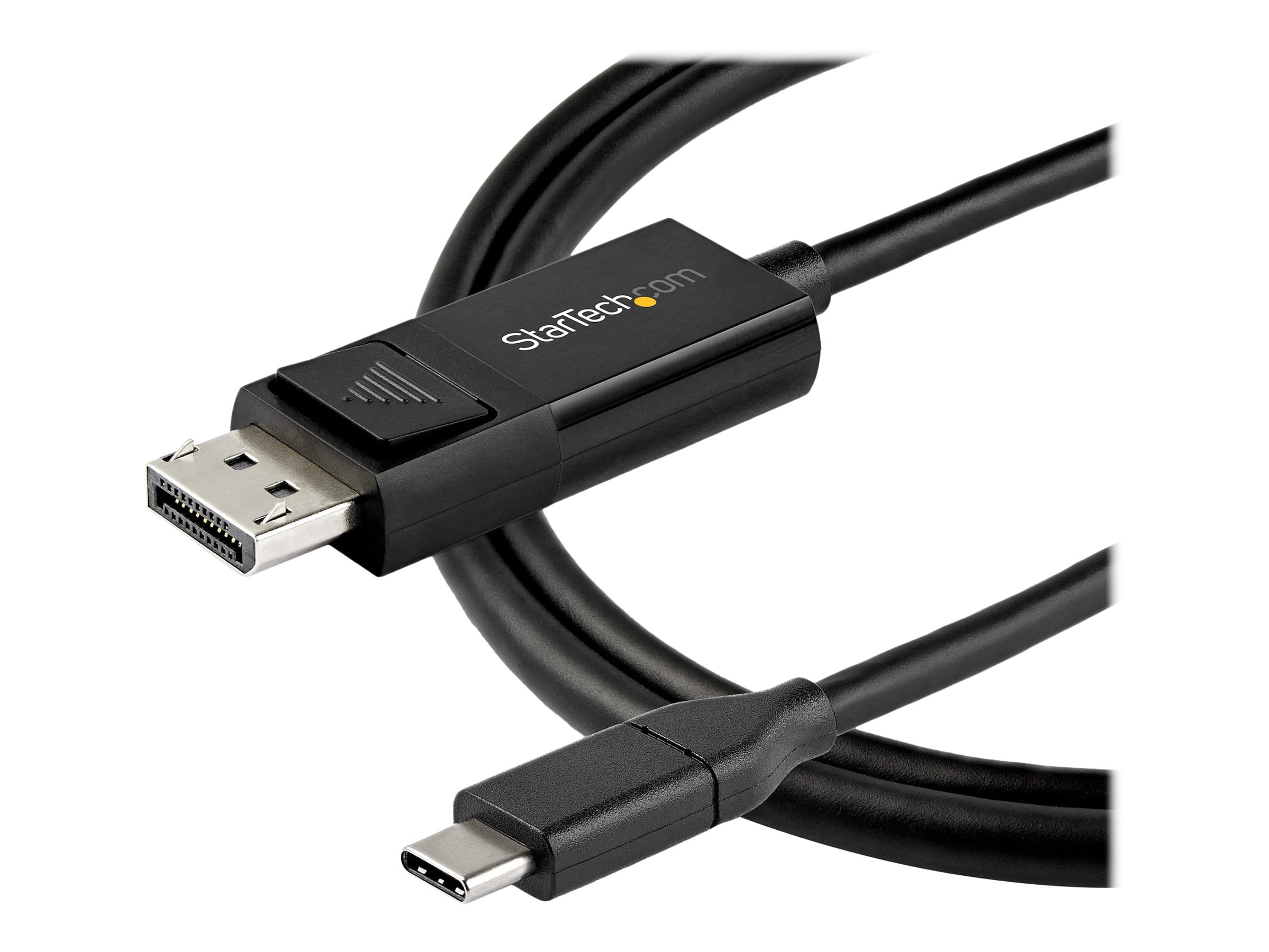 StarTech.com 1m USB-C auf DisplayPort-Kabel - 8K - bidirektional - DisplayPort-Kabel - 24 pin USB-C (M)