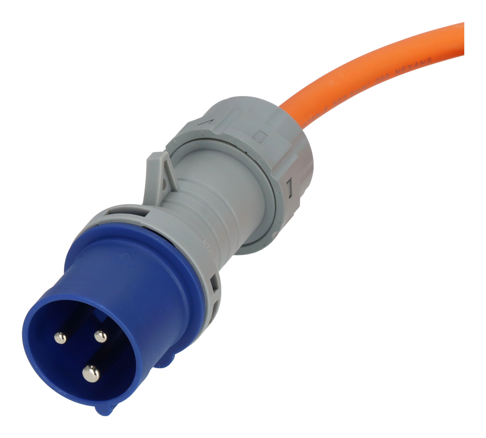 Brennenstuhl 1167650325, 25 m, Draußen, CEE, IP44, Ölbeständig, Orange