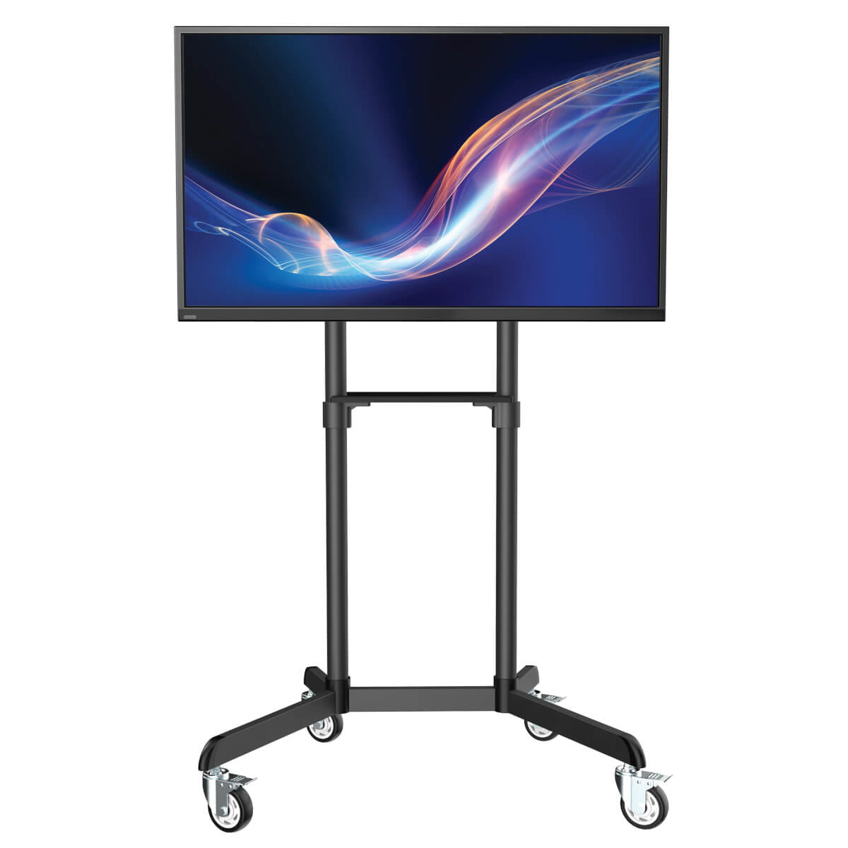 Tripp Eaton Tripp Lite Series Rolling TV/Monitor Cart for 37" to 70" Flat-Screen Displays, Rotating Portrait/Landscape Mount - Aufstellung - Voll beweglich - für TV / Bildschirm - Stahl - Schwarz - Bildschirmgröße: 94-177.8 cm (37"-70")