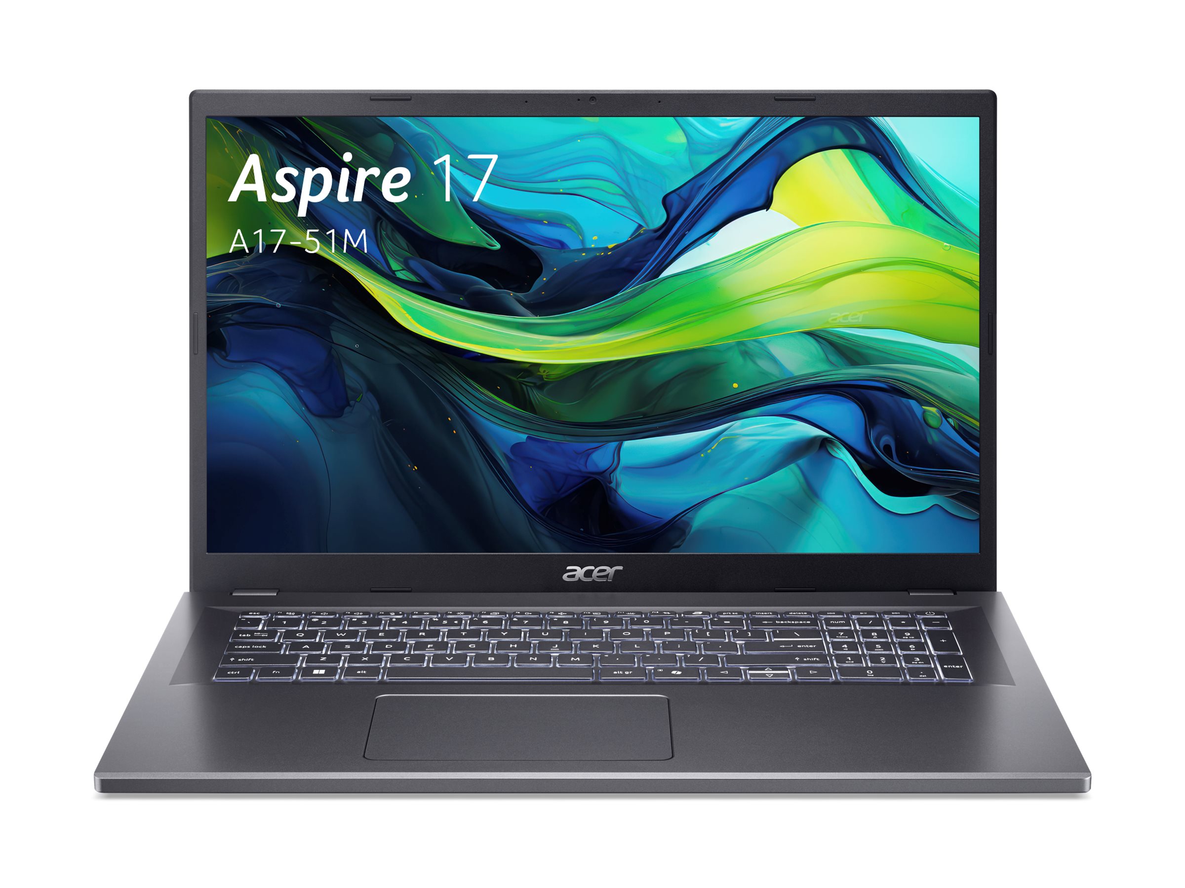 Acer Aspire 17 A17-51M - Intel Core 7 150U / 1.8 GHz - Win 11 Pro - Intel Graphics - 16 GB RAM - 1.024 TB SSD NVMe - 43.9 cm (17.3")