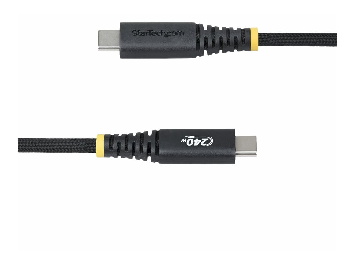 StarTech.com 3m USB-C Charging Cable, 240W, Silicone Jacket w/Braid - USB-Kabel - USB-C (M)