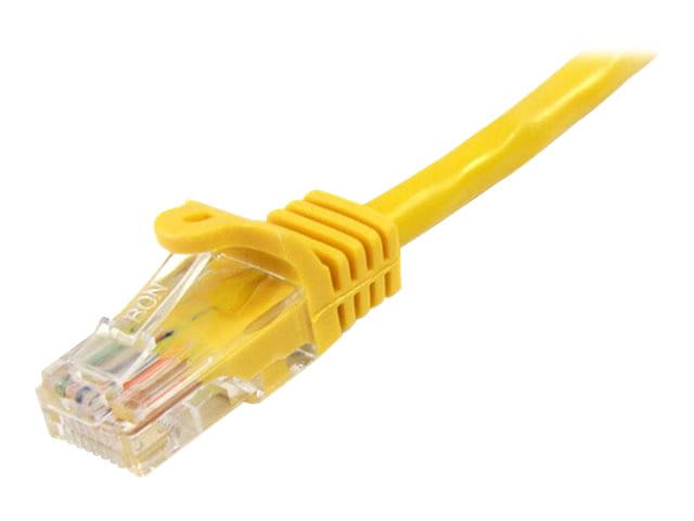 StarTech.com 5m Cat5e Ethernet Netzwerkkabel Snagless mit RJ45 - Cat 5e UTP Kabel - Gelb - Netzwerkkabel - RJ-45 (M)