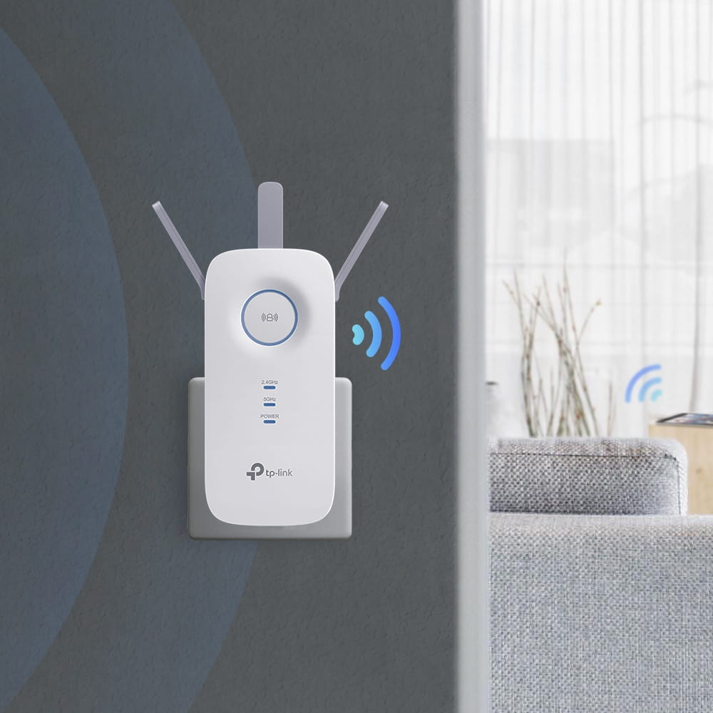 TP-LINK RE450 - Wi-Fi-Range-Extender - 1GbE