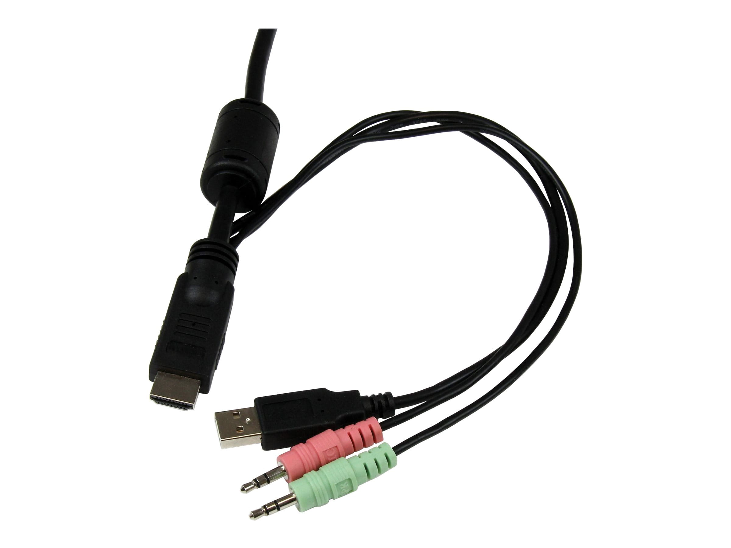 StarTech.com 2 Port USB HDMI KVM Switch mit Audio