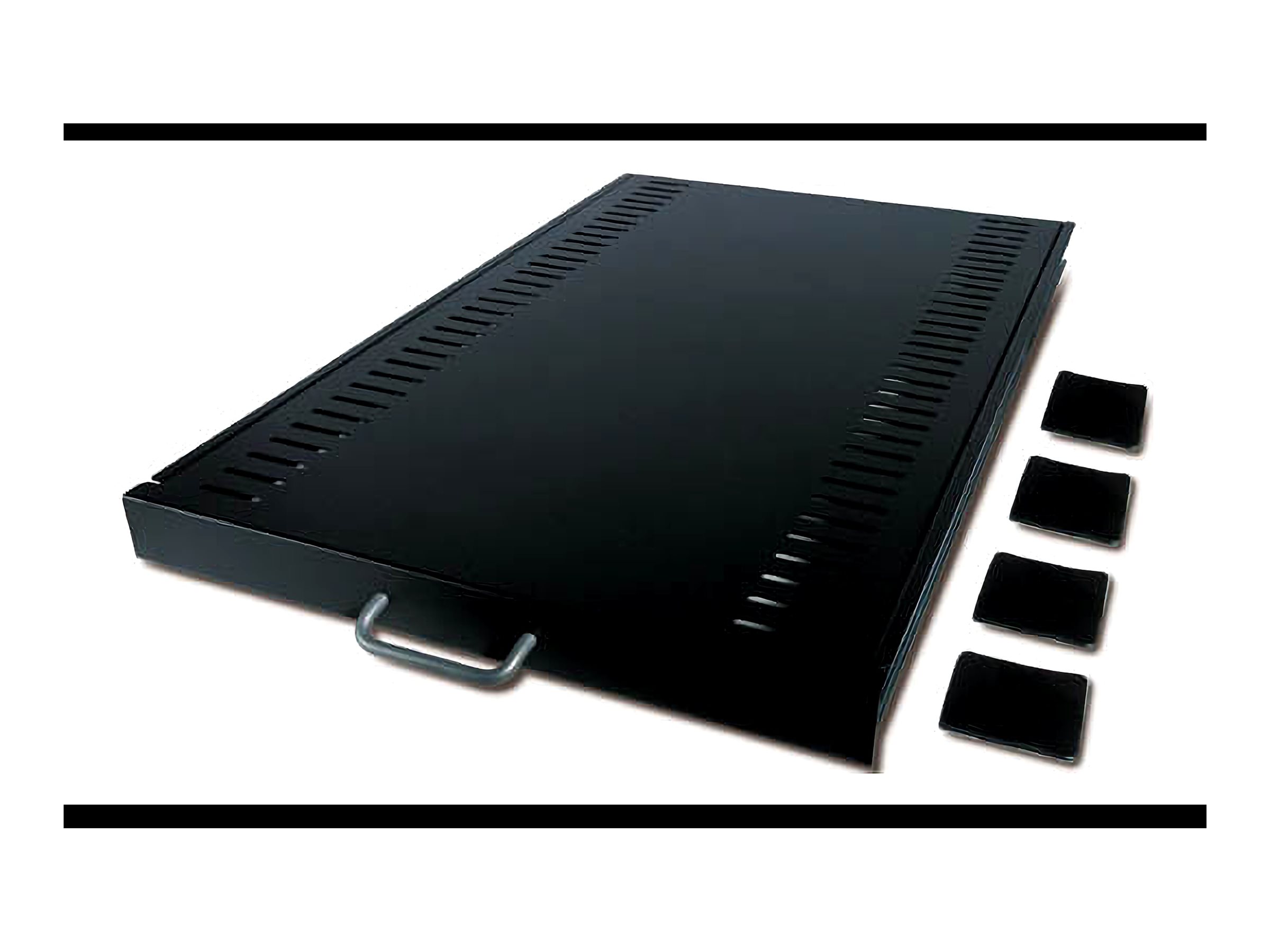 APC Rack - Regal - Schwarz - 1U - für NetShelter