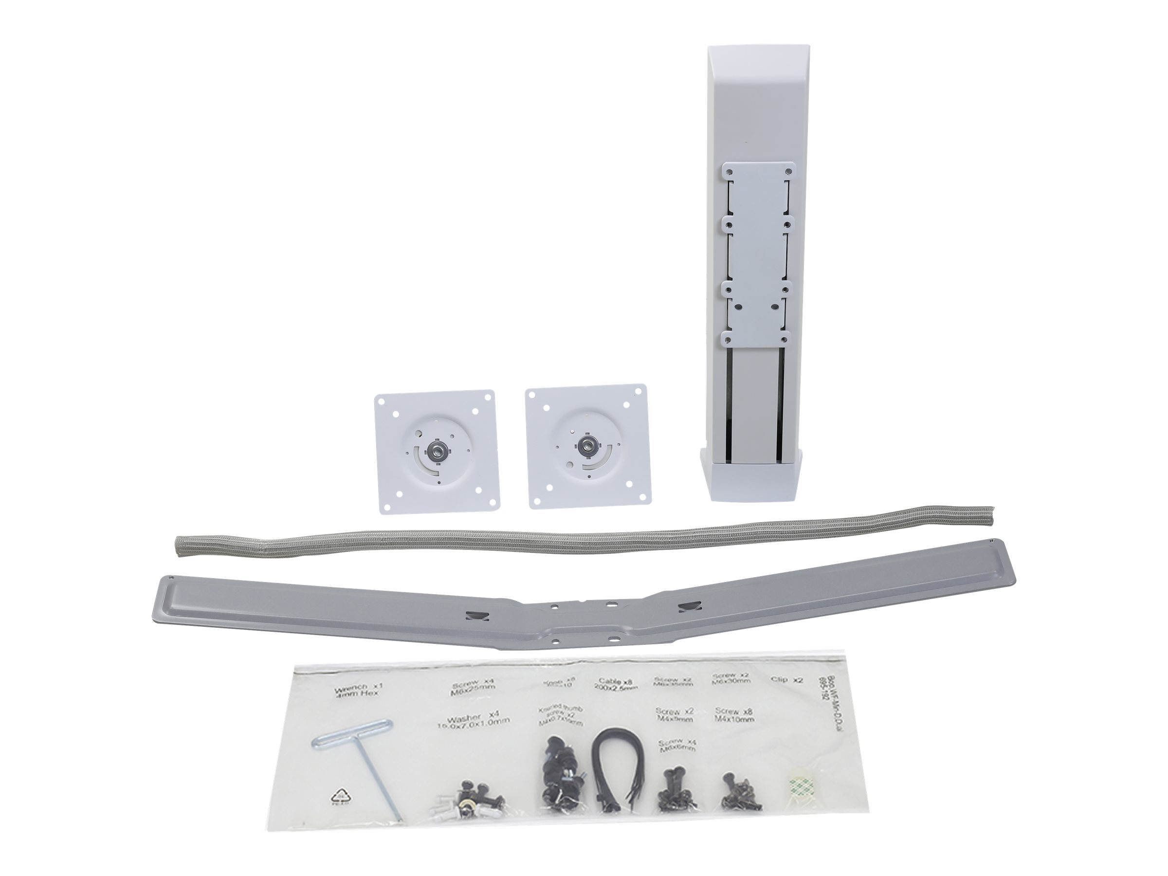 Ergotron WorkFit - Kit für zwei Monitore - weiß Ergotron WorkFit - Kit für zwei Monitore - weiß