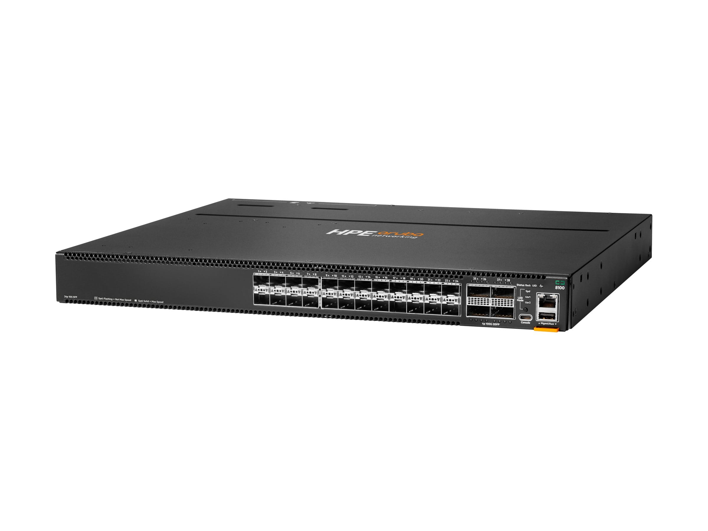 HPE Aruba Networking CX 8100 24x10G SFP+ 4x40/100G