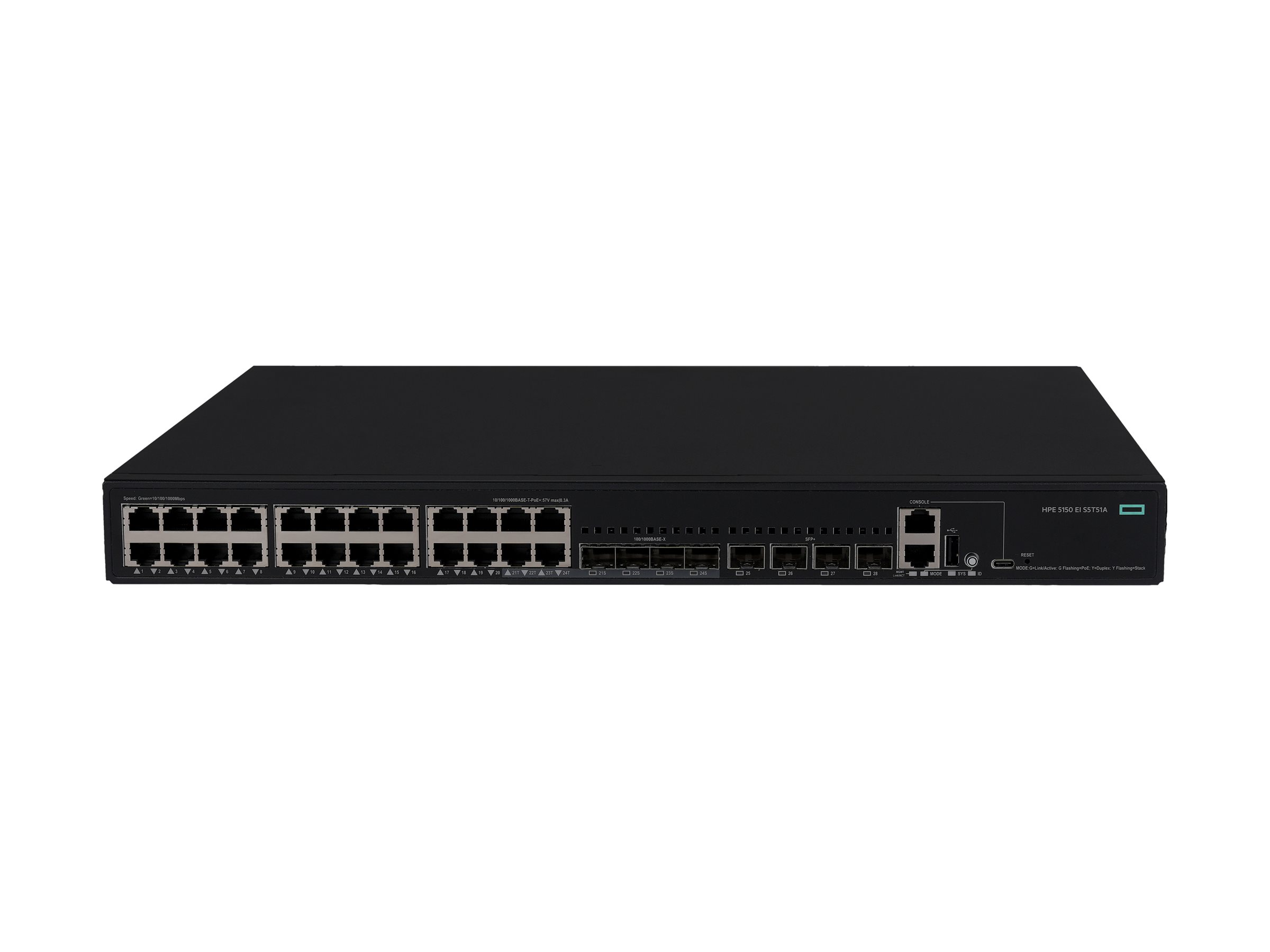 HPE Networking Comware 5150EI - Switch - L3 - managed - 24 x 10/100/1000Base-T (PoE+)