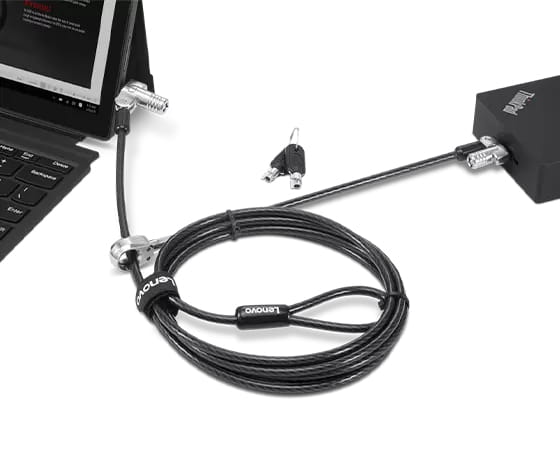 Lenovo 4XE1B81916, 1,8 m, Kensington, Schlüssel, Schwarz