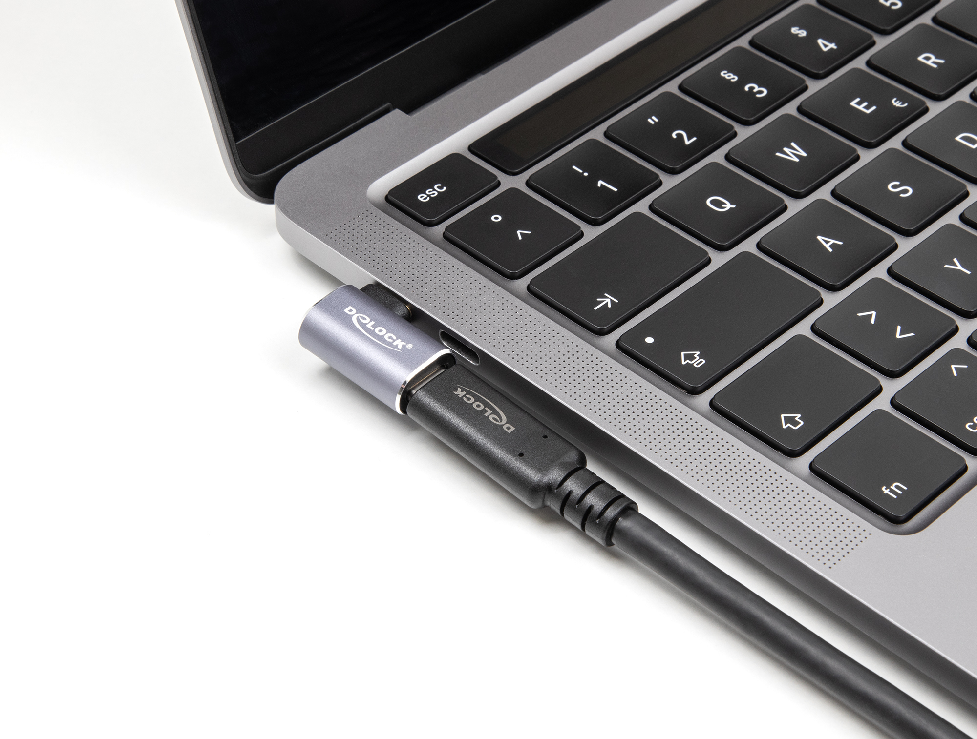 Delock USB-Adapter - USB-C (M) links/rechts abgewinkelt zu USB-C (W)