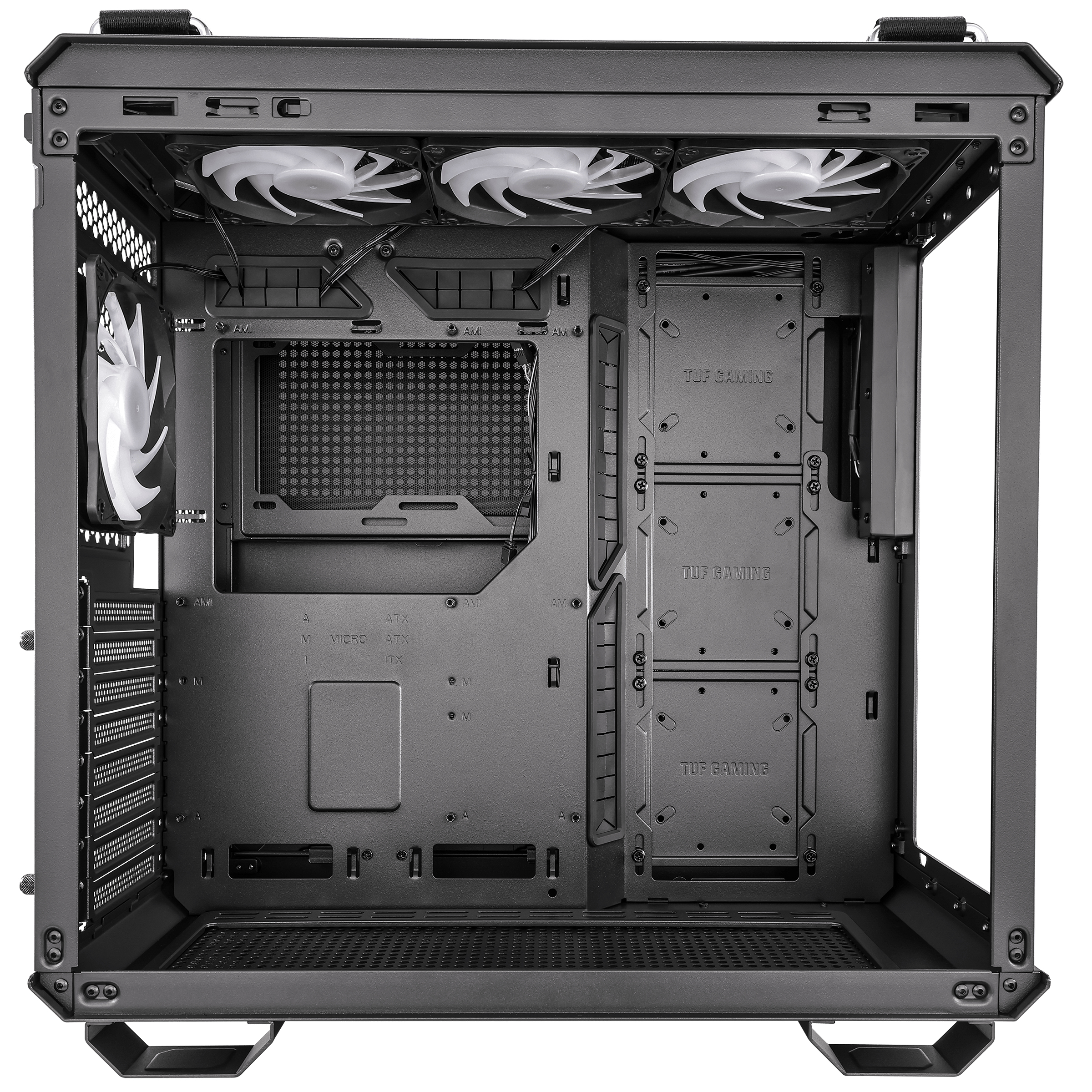 ASUS TUF Gaming GT502 Plus - Mid tower - ATX - Seitenteil mit Fenster (gehärtetes Glas)