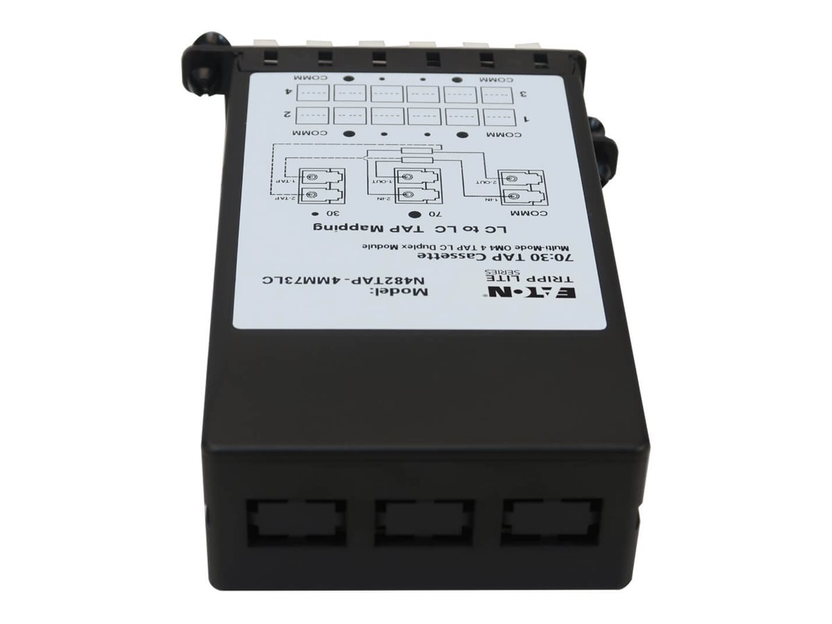 Tripp Eaton Tripp Lite Series Fiber TAP Cassette - Multimode, 4x Duplex LC, 70/30 Split