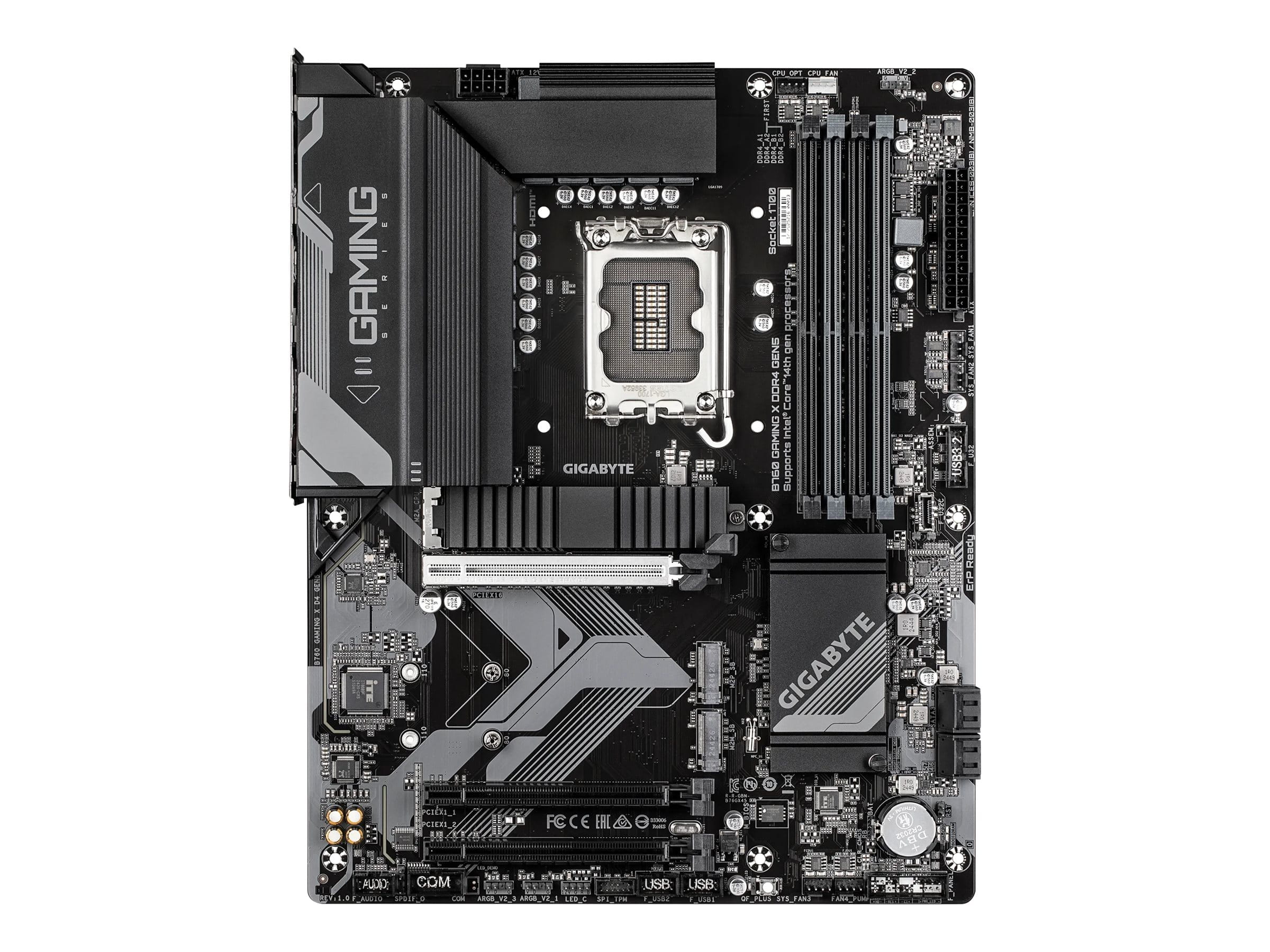 Gigabyte B760 GAMING X DDR4 GEN5 - Motherboard - ATX - LGA1700-Sockel - B760 Chipsatz - USB-C 3.2 Gen2, USB 3.2 Gen 1 - 2.5 Gigabit LAN - Onboard-Grafik (CPU erforderlich)