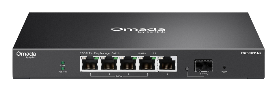 TP-LINK Omada ES206XPP-M2 V1 - Switch - managed - 5 x 10/100/1000/2.5G (PoE++)