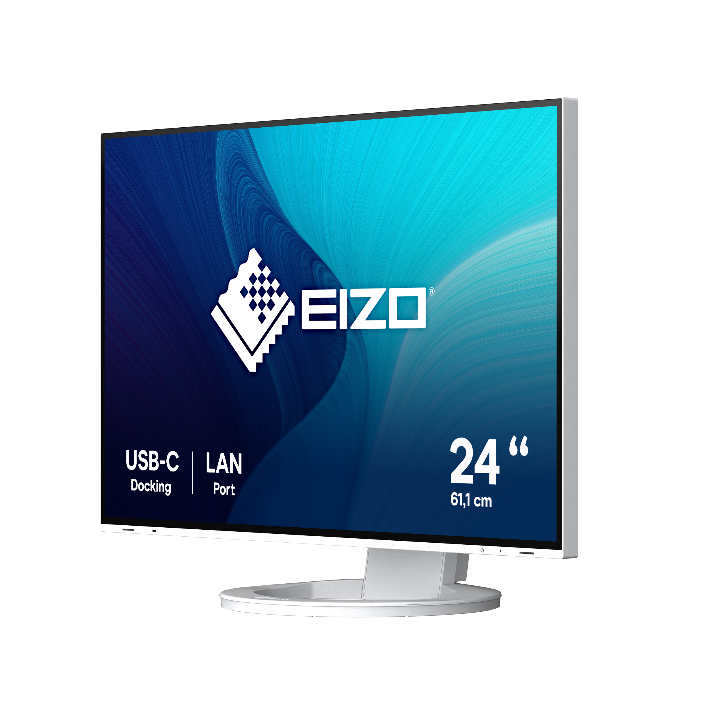 EIZO FlexScan EV2495-WT - Mit FlexStand - LED-Monitor - 61.1 cm (24.1")