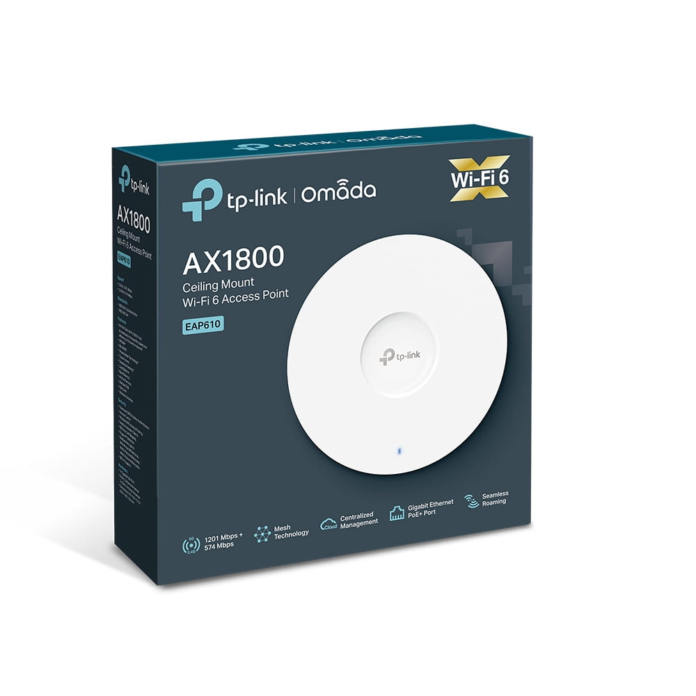 TP-LINK EAP610 WiFi 6 Access Point PoE - inkl. Netzteil
