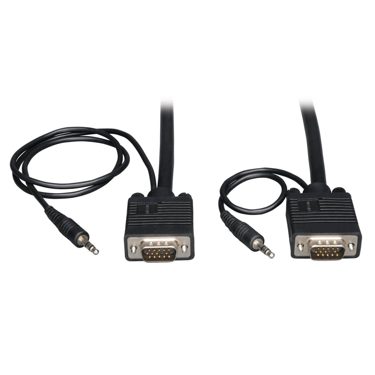 Tripp Eaton Tripp Lite Series VGA High-Resolution RGB Coaxial Cable with Audio (HD15 and 3.5mm M/M)
