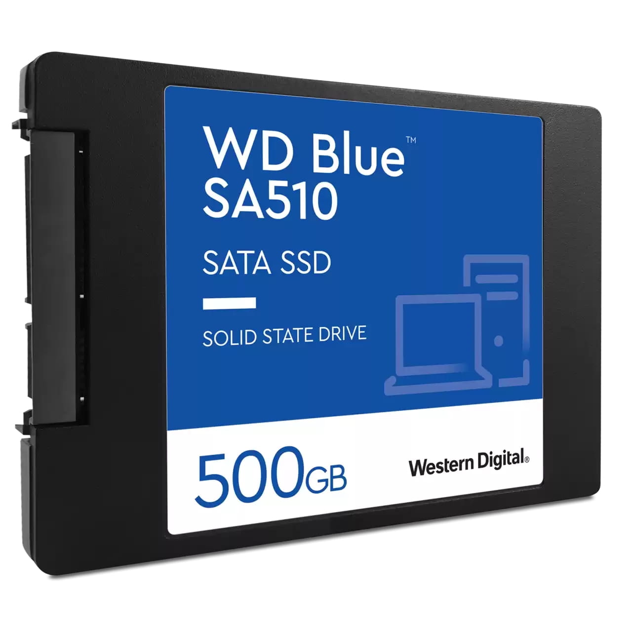 WD Blue SA510 WDS500G3B0A-00AXR0 - SSD - 500 GB - intern - 2.5" (6.4 cm)