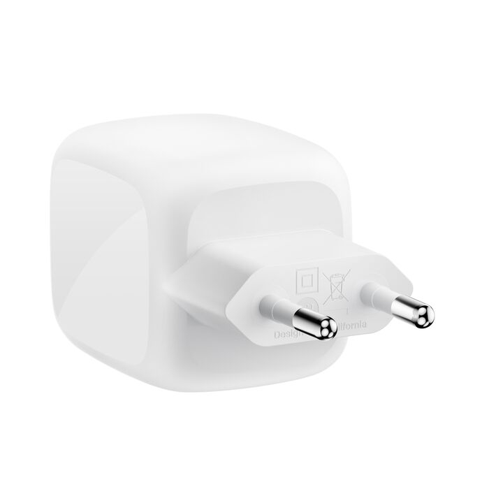 Belkin BoostCharge Pro - Netzteil - GaN - 67 Watt - Fast Charge - 2 Ausgabeanschlussstellen (2 x USB-C)
