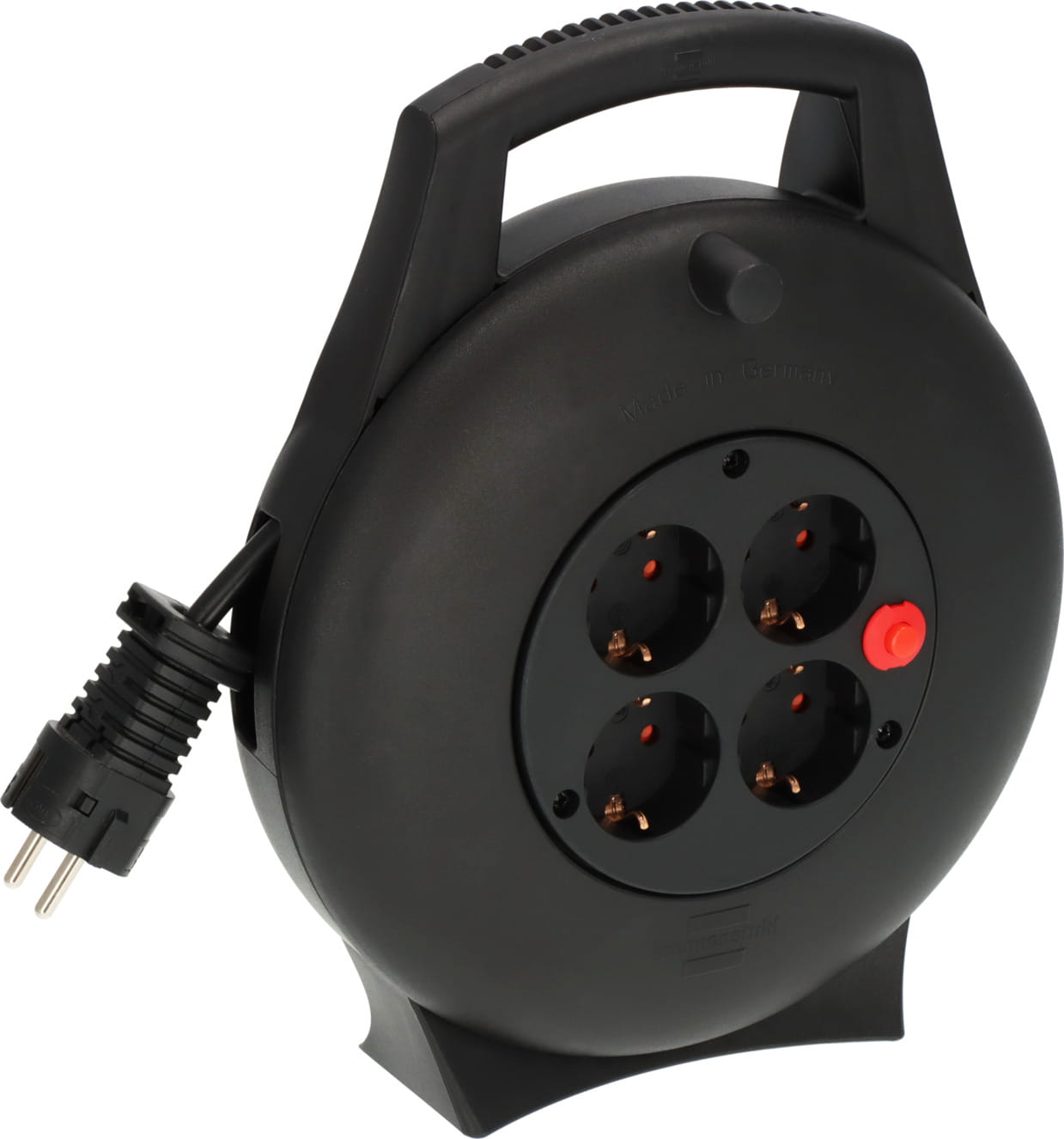 Brennenstuhl 1093900, 10 m, Drinnen, IP20, Schlagfest, Überhitzungsschutz, Kunststoff, Polyvinylchlorid (PVC), Schwarz
