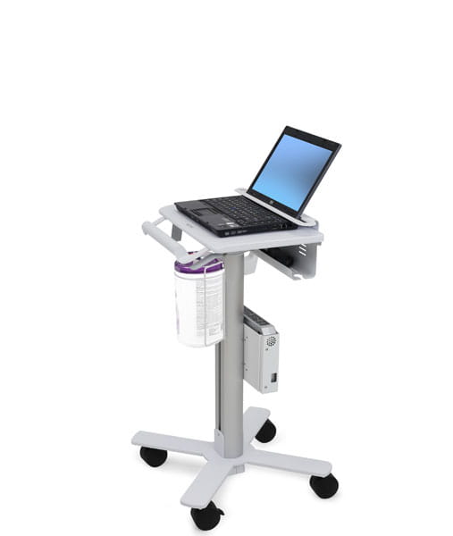 Ergotron Wagen - leichtes Design - für Notebook / Barcode-Scanner - medizinisch - Stahl - weiß, Aluminium - Bildschirmgröße: bis zu 43,2 cm (bis zu 17") Ergotron Wagen - leichtes Design - für Notebook / Barcode-Scanner - medizinisch - Stahl - weiß, Aluminium - Bildschirmgröße: bis zu 43,2 cm (bis zu 17")