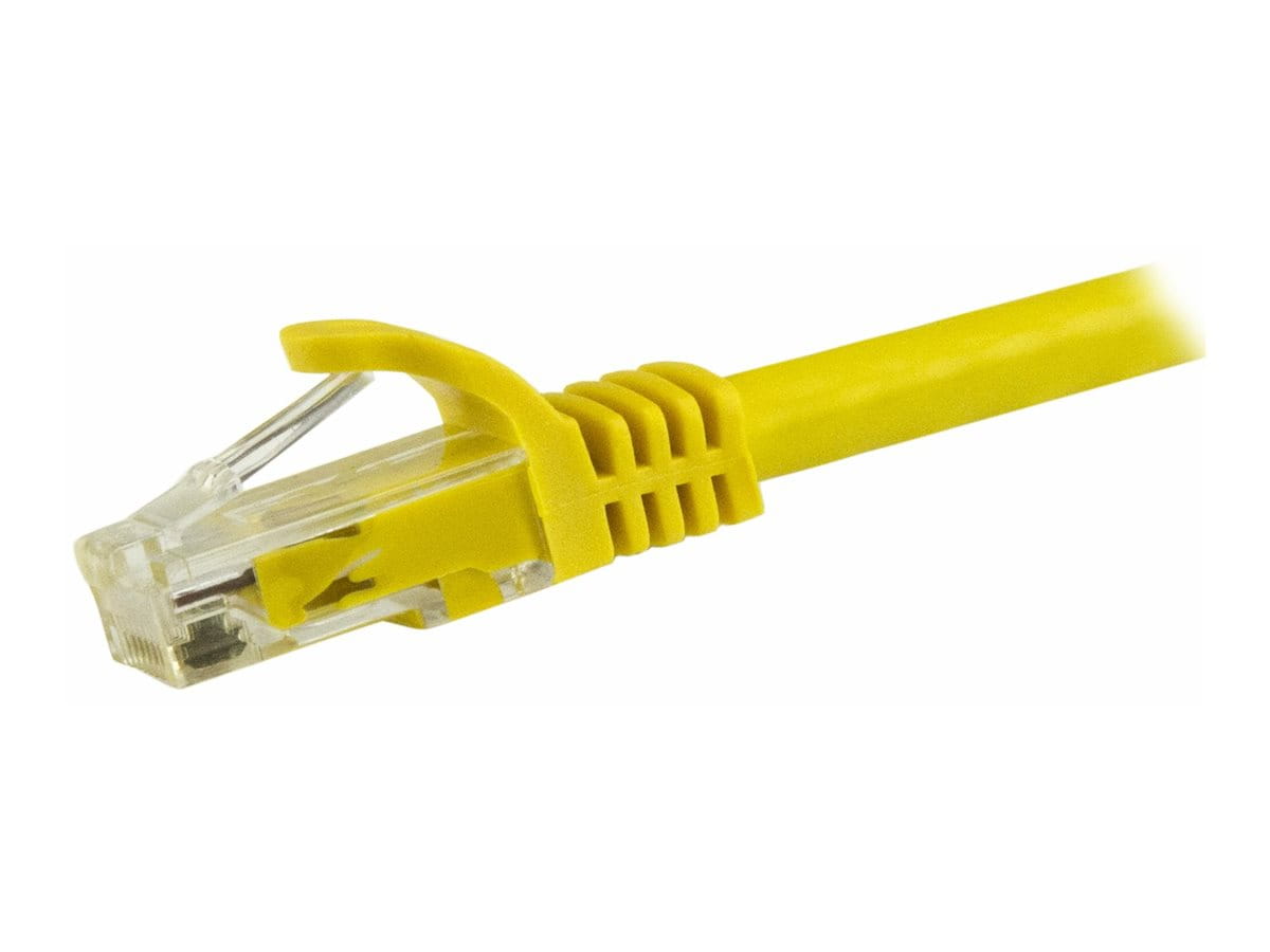 StarTech.com Startech 10m CAT6 Ethernet Cable, 10 Gigabit Snagless RJ45 650MHz 100W PoE Patch Cord, CAT 6 10GbE UTP Network Cable w/Strain Relief, Yellow, Wiring is UL Certified/TIA - Category 6 - 24AWG (N6PATC10MYL)
