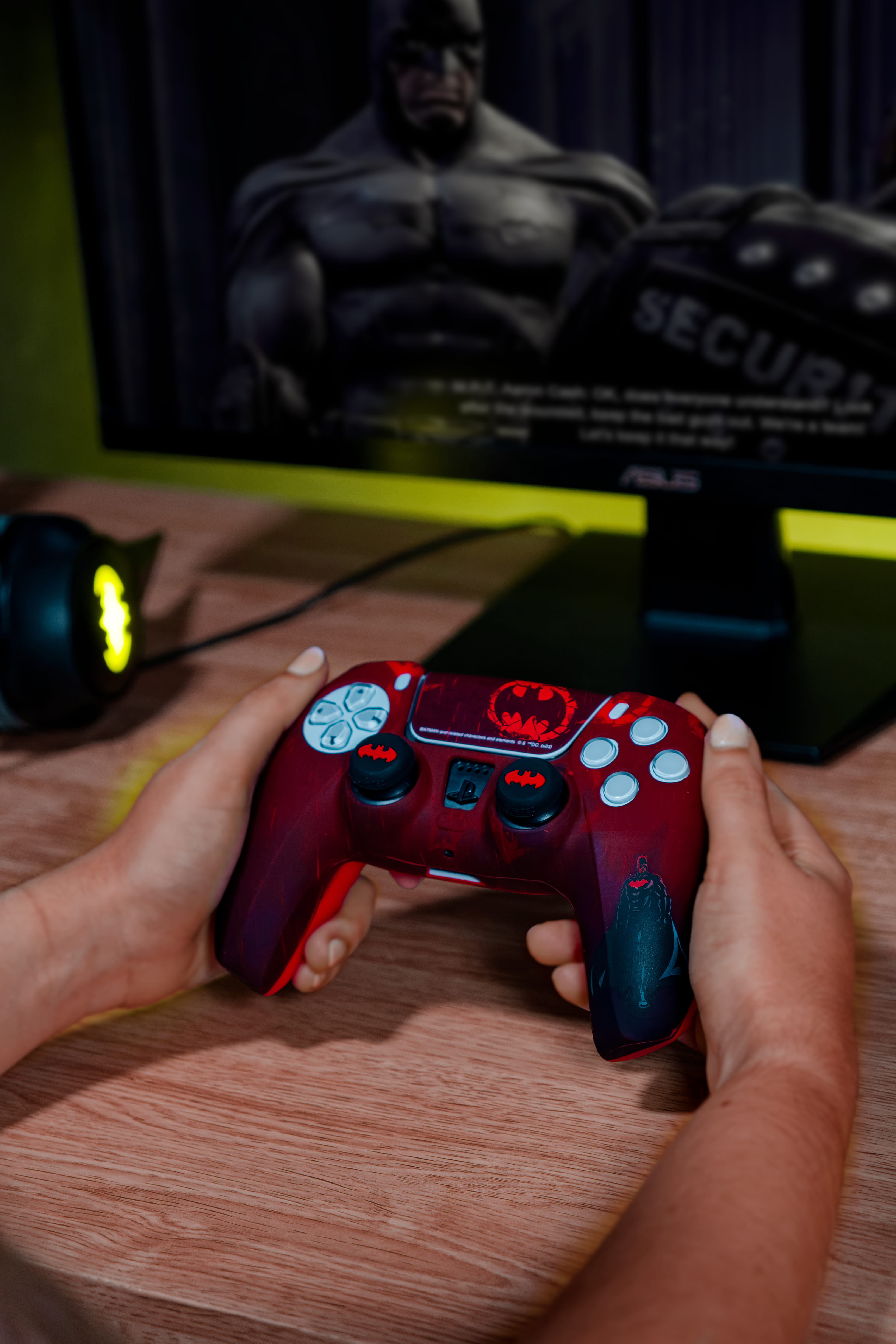 Blade Gaming BATPS5CK, PlayStation 5, Gaming-Controllergehäuse, Schwarz, Rot, Silikon, Sony, 206 mm