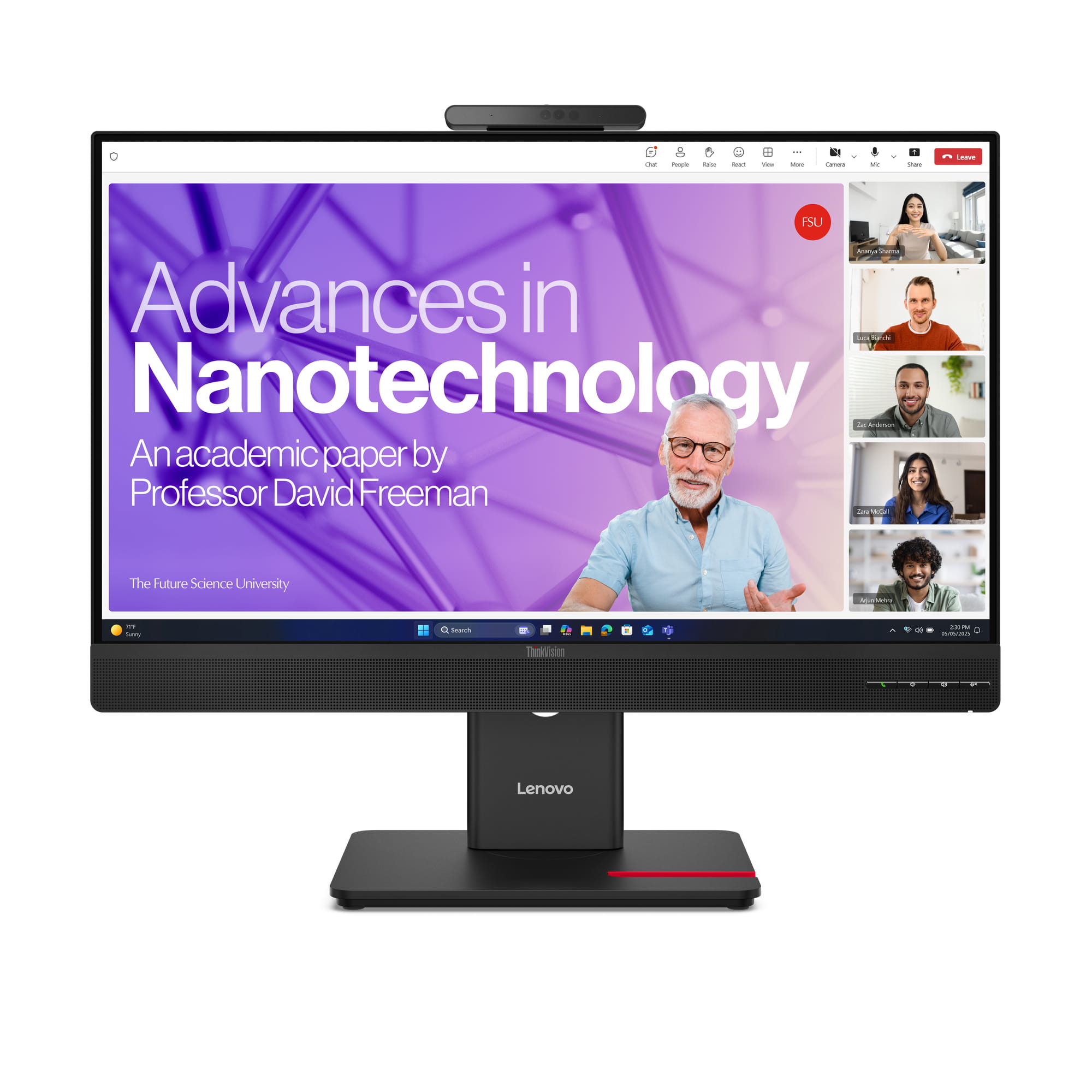 Lenovo ThinkVision T27qd-4v - LED-Monitor - 68.6 cm (27")