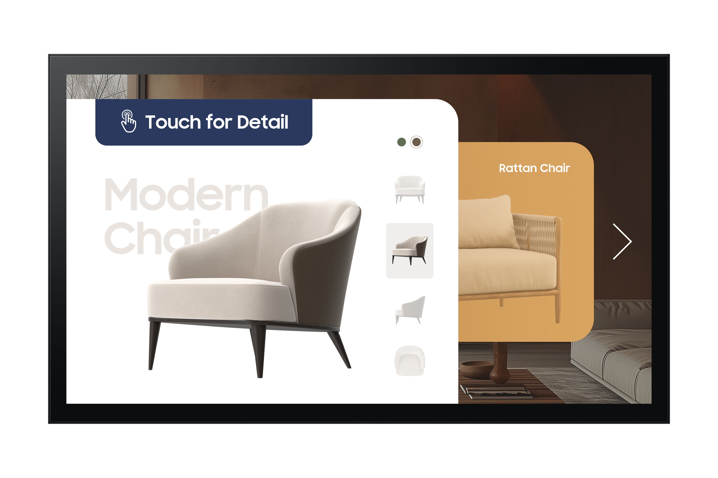 Samsung QM32C-T - 81 cm (32") Diagonalklasse QMC-T Series LCD-Display mit LED-Hintergrundbeleuchtung - interaktive Digital Signage - mit Touchscreen (Multi-Touch)