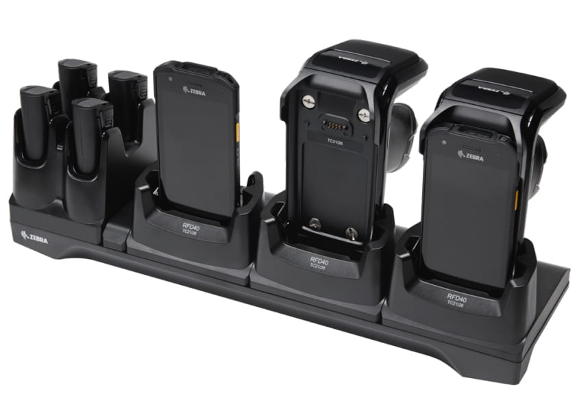 Zebra Ladeständer für Barcode-Scanner + Batterieladegerät