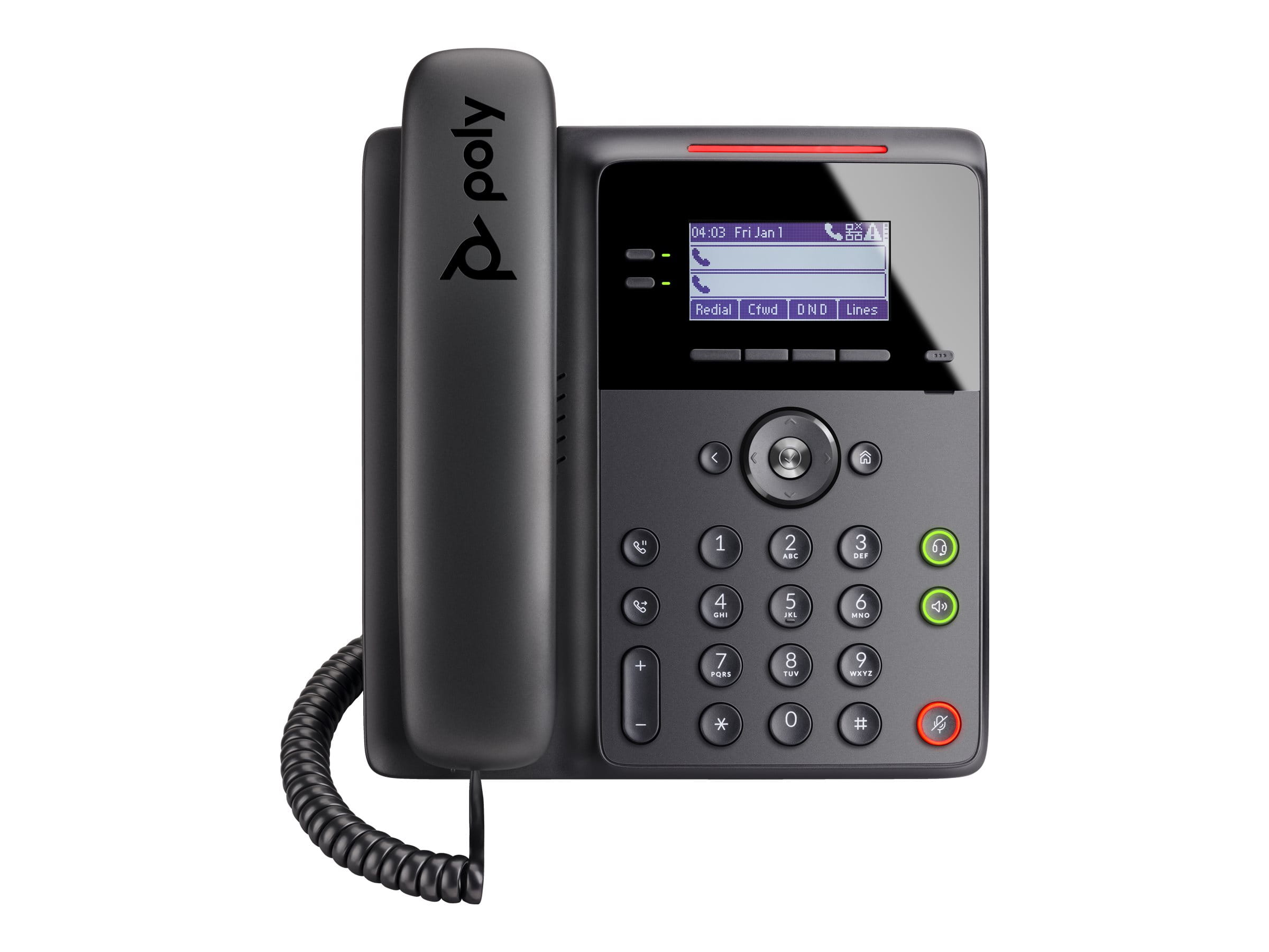 Poly HP Poly Edge B10 - VoIP-Telefon mit Rufnummernanzeige/Anklopffunktion