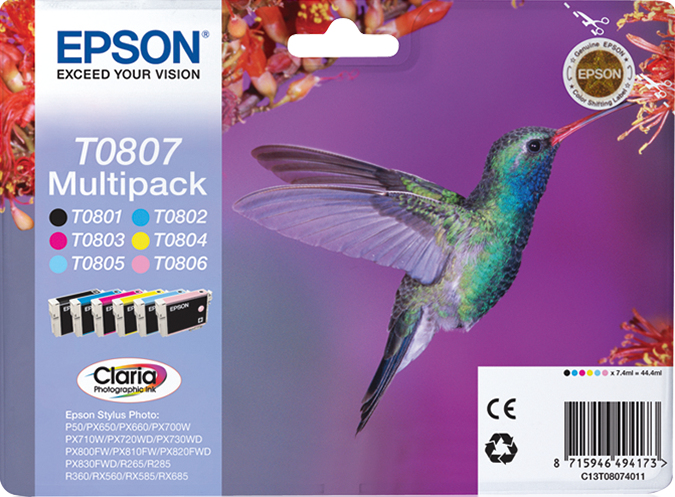 Epson Multipack - Schwarz, Gelb, Cyan, Magenta