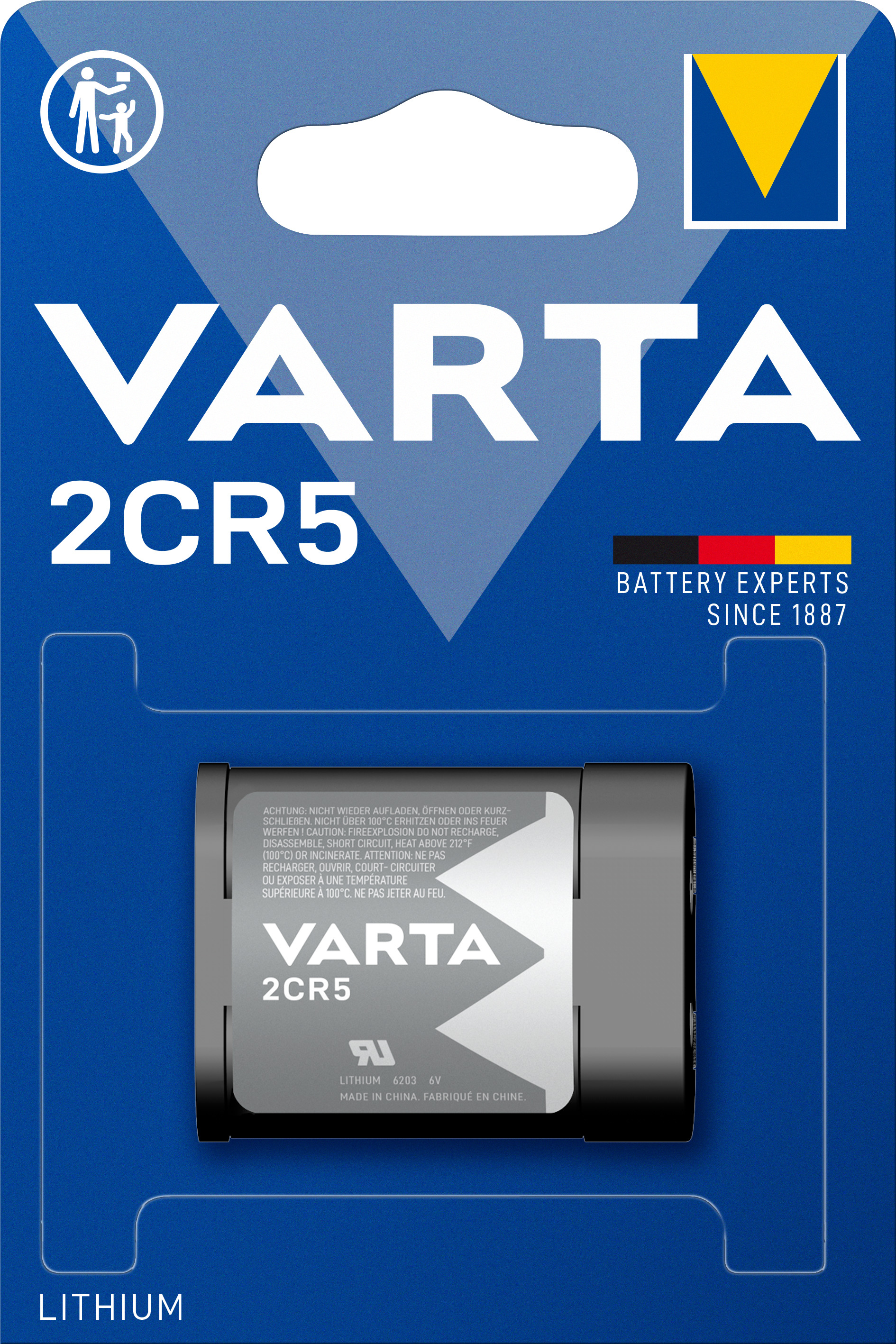 Varta Professional - Batterie 2CR5 - Li - 1600