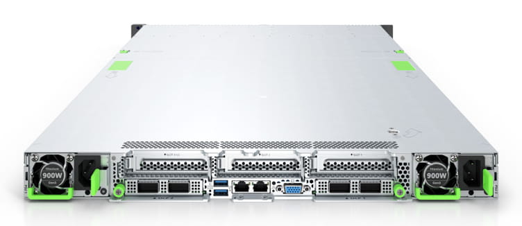 Fsas Technologies Fujitsu PRIMERGY RX2530 M7 - 1U - zweiweg - 1 x Xeon Silver 4510 / 2.4 GHz - RAM 32 GB - SATA - Hot-Swap 6.4 cm (2.5")