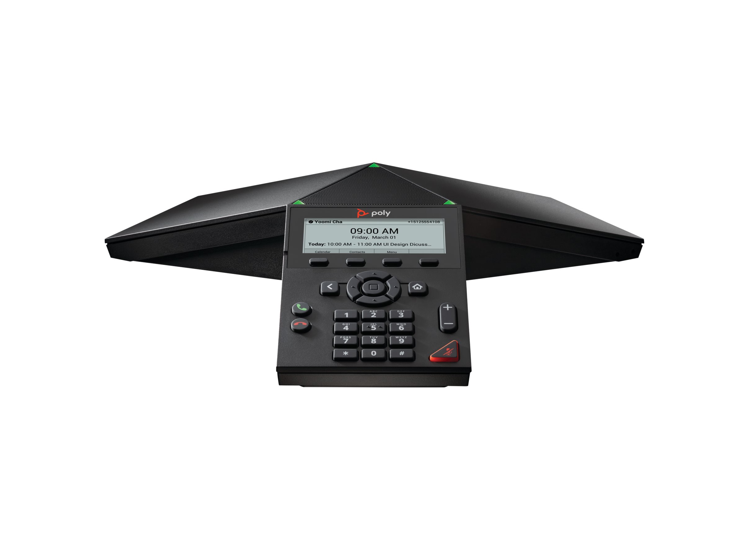 Poly HP Poly Trio 8300 NR - VoIP-Konferenztelefon - mit Bluetooth-Schnittstelle mit Rufnummernanzeige/Anklopffunktion - IEEE 802.11a/b/g/n (Wi-Fi)
