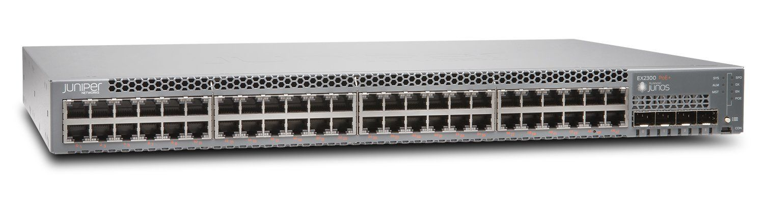 Juniper EX Series EX2300-48P - Switch - L3 - managed - 48 x 10/100/1000 (PoE+)