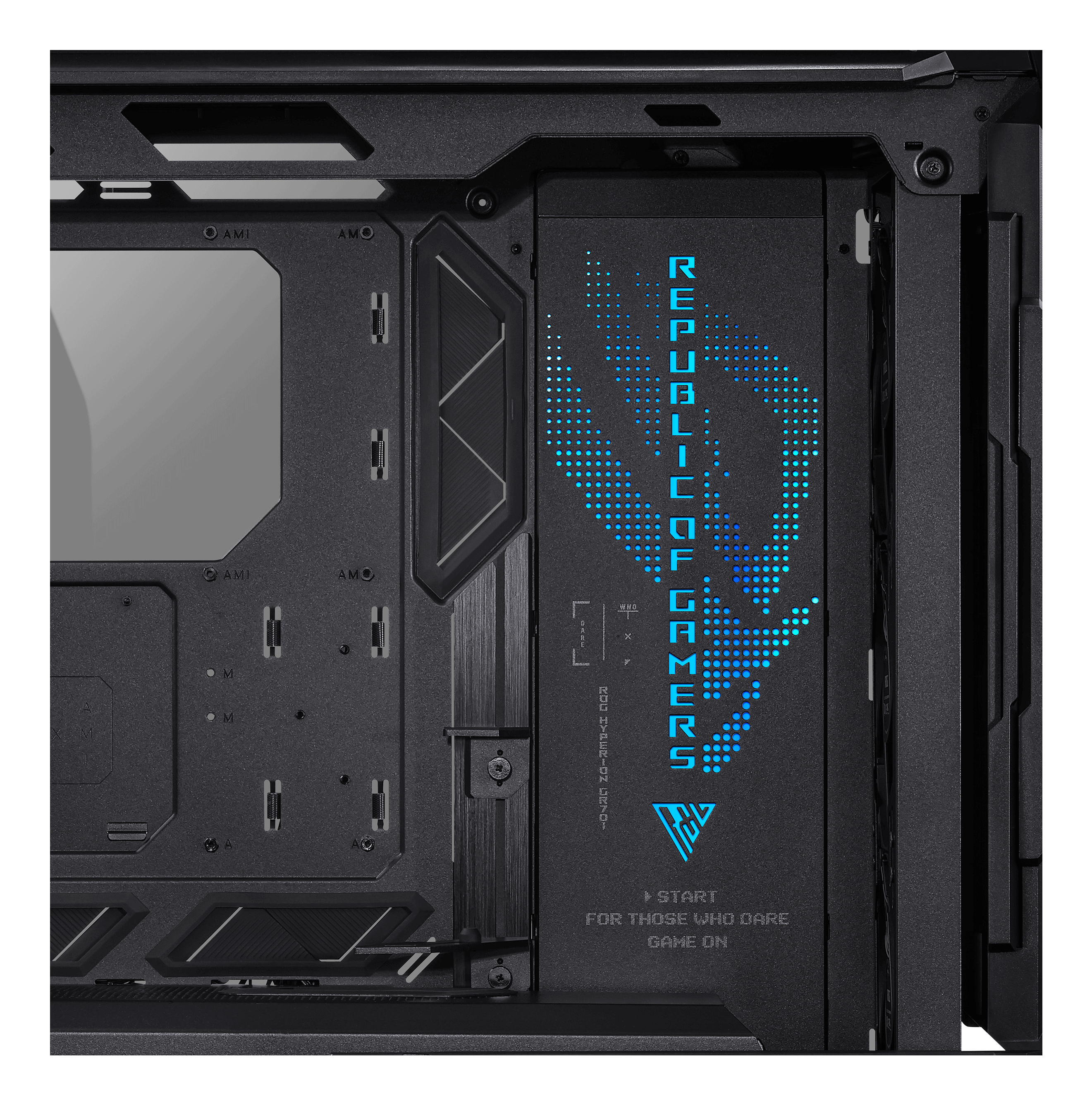 ASUS ROG Hyperion GR701 - BTF Edition - Tower - E-ATX - Seitenteil mit Fenster (gehärtetes Glas)
