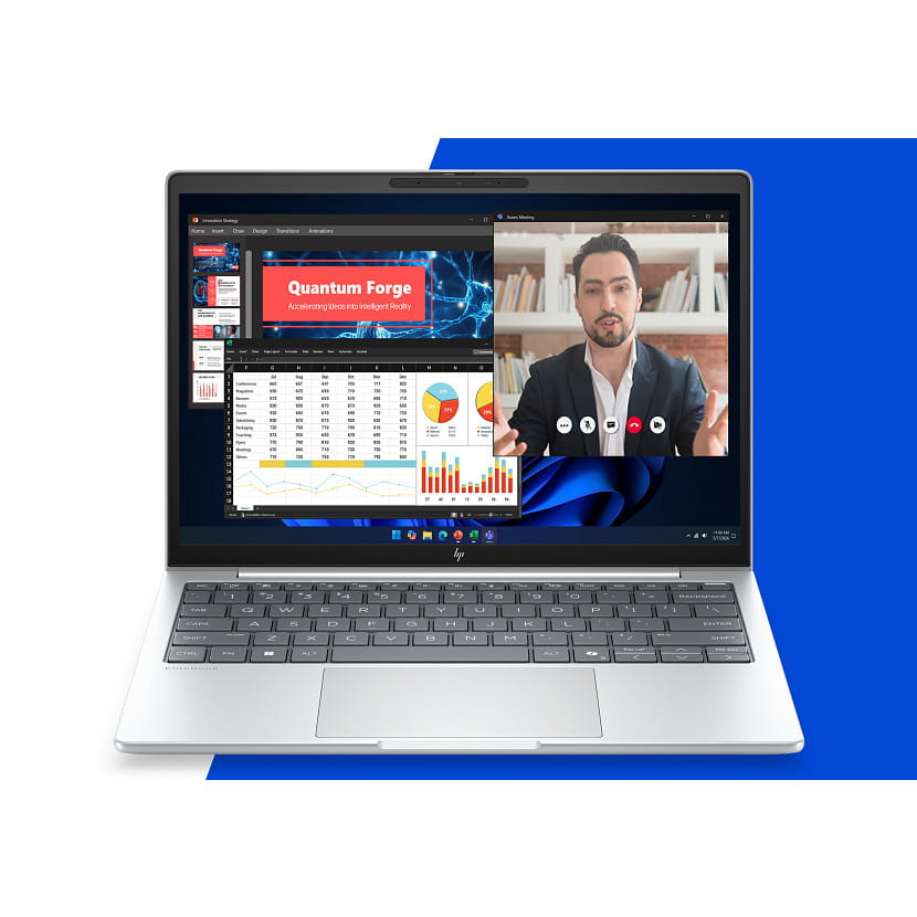 HP EliteBook 8 G2i Notebook Next Gen AI - Intel Core Ultra 5 325 / 2.1 GHz - Win 11 Pro - Intel Graphics - 16 GB RAM - 512 GB SSD NVMe - 33.8 cm (13.3")
