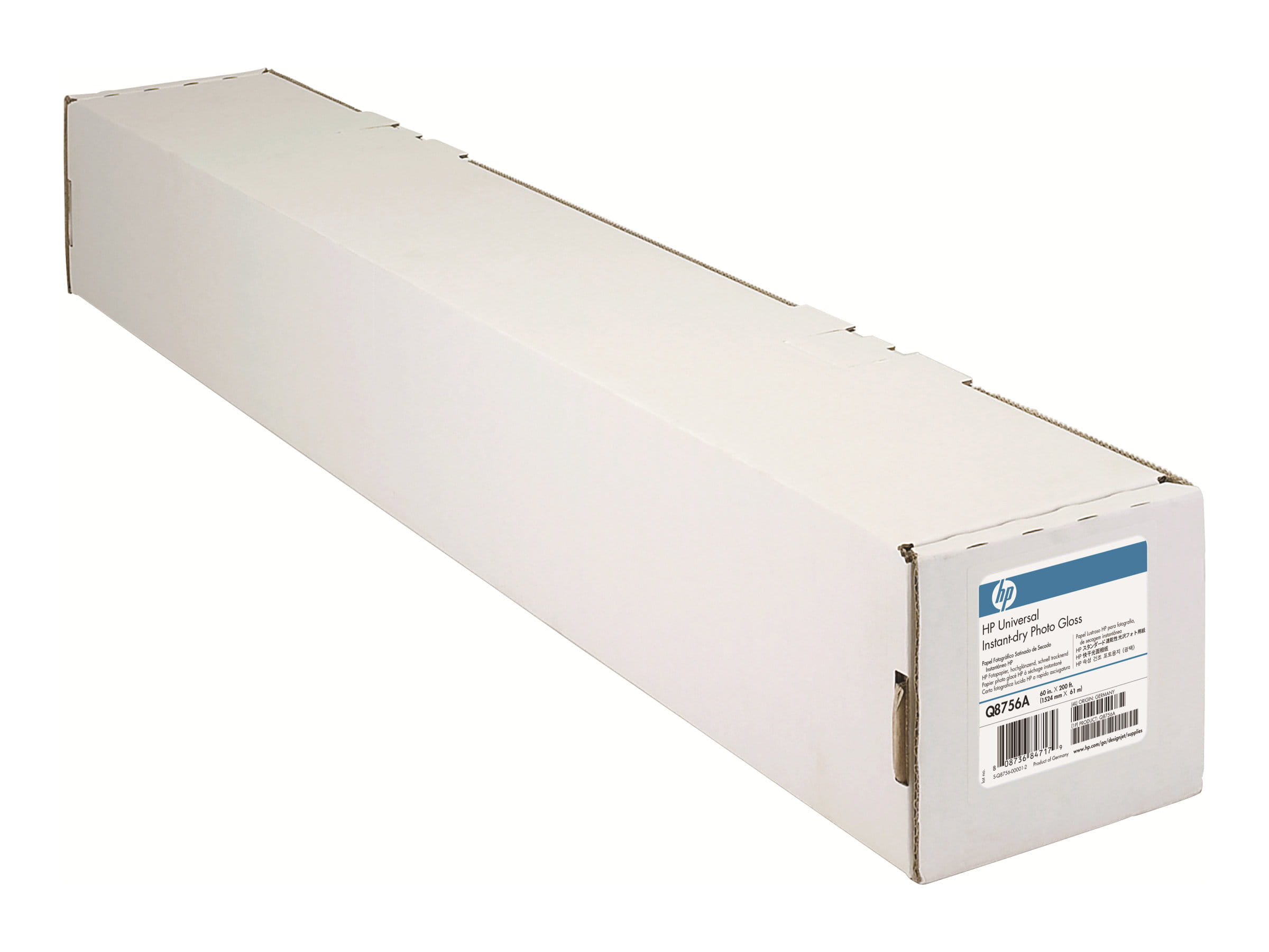 HP Universal Instant-Dry Photo Gloss - Glänzend - 7,4 mil - Rolle (152,4 cm x 61 m)