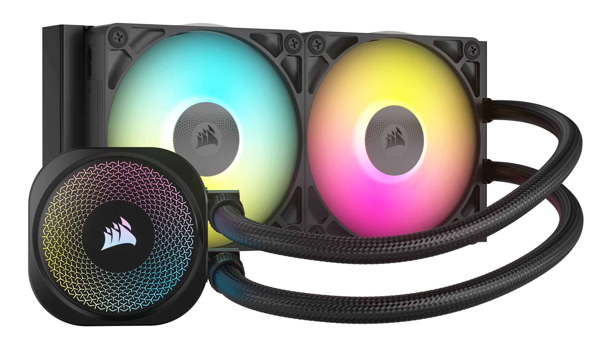 Corsair iCUE Link TITAN 240 RX RGB - Prozessor-Flüssigkeitskühlsystem - Kühlergröße: 240 mm - (für: AM4, AM5, LGA1851, LGA1700)