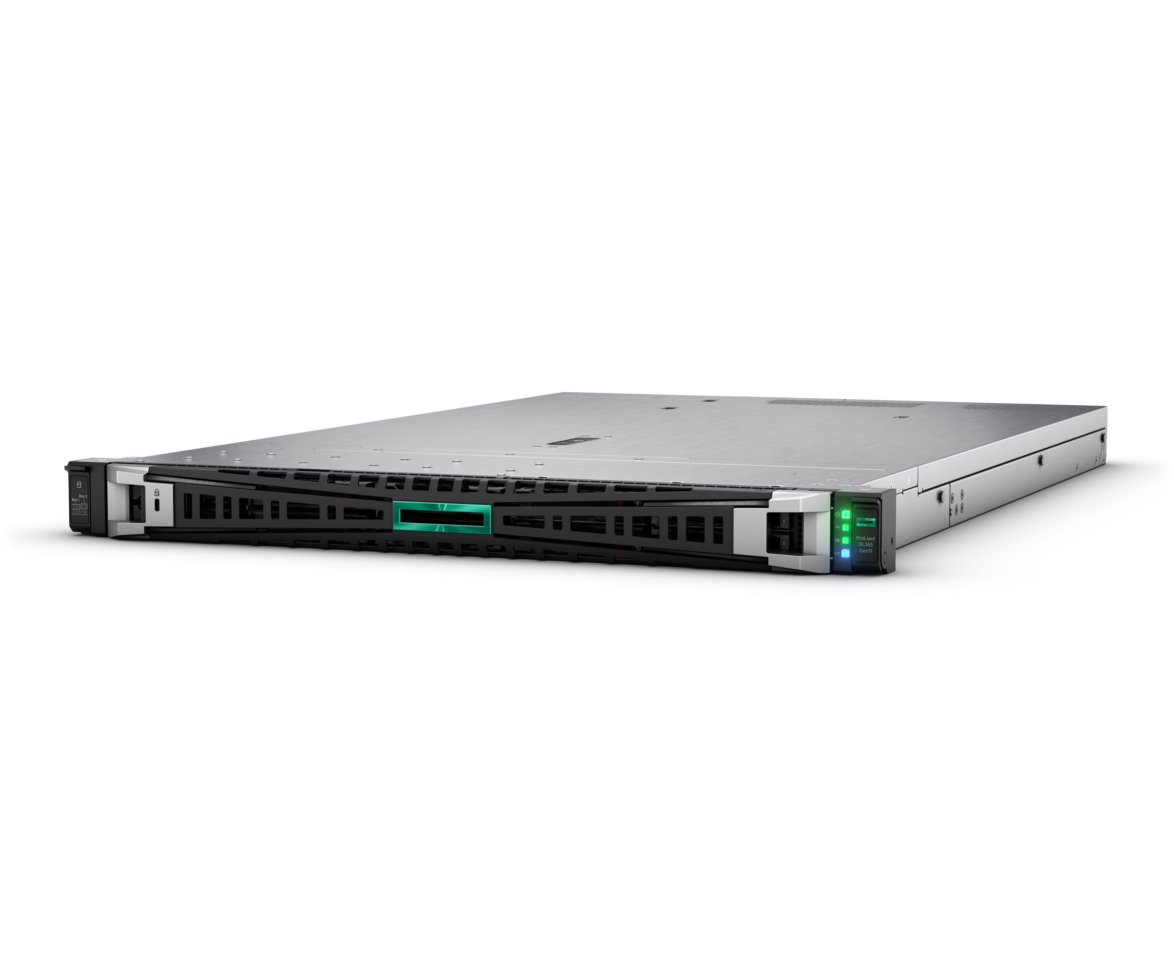 HPE ProLiant DL365 Gen11 - 1U - zweiweg - 1 x EPYC 9115 / 2.6 GHz - RAM 64 GB - SATA/SAS/NVMe - Hot-Swap 6.4 cm (2.5")
